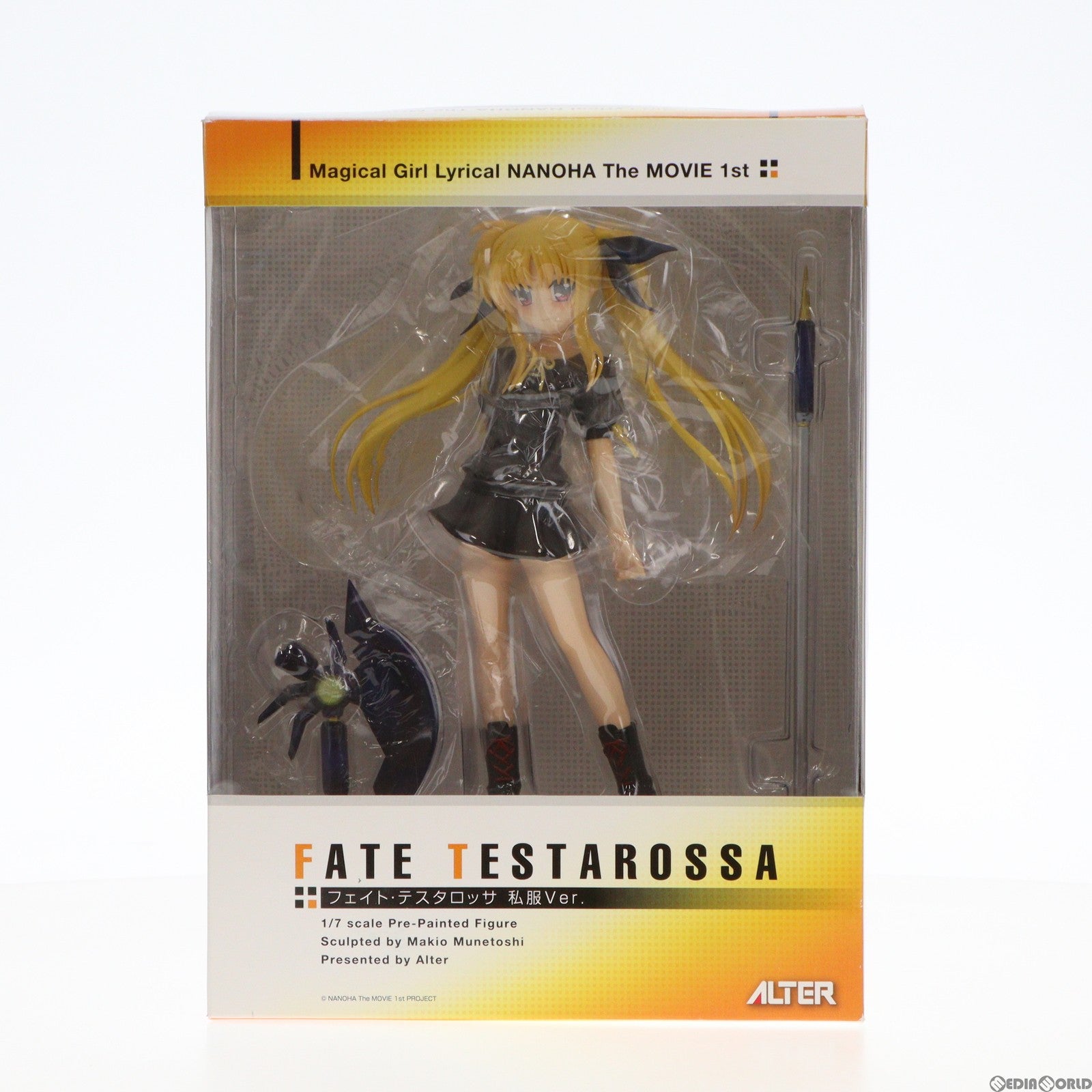 【中古即納】[FIG]フェイト・テスタロッサ 私服Ver. 魔法少女リリカルなのは The MOVIE 1st 1/7 完成品 フィギュア アルター(20110205)