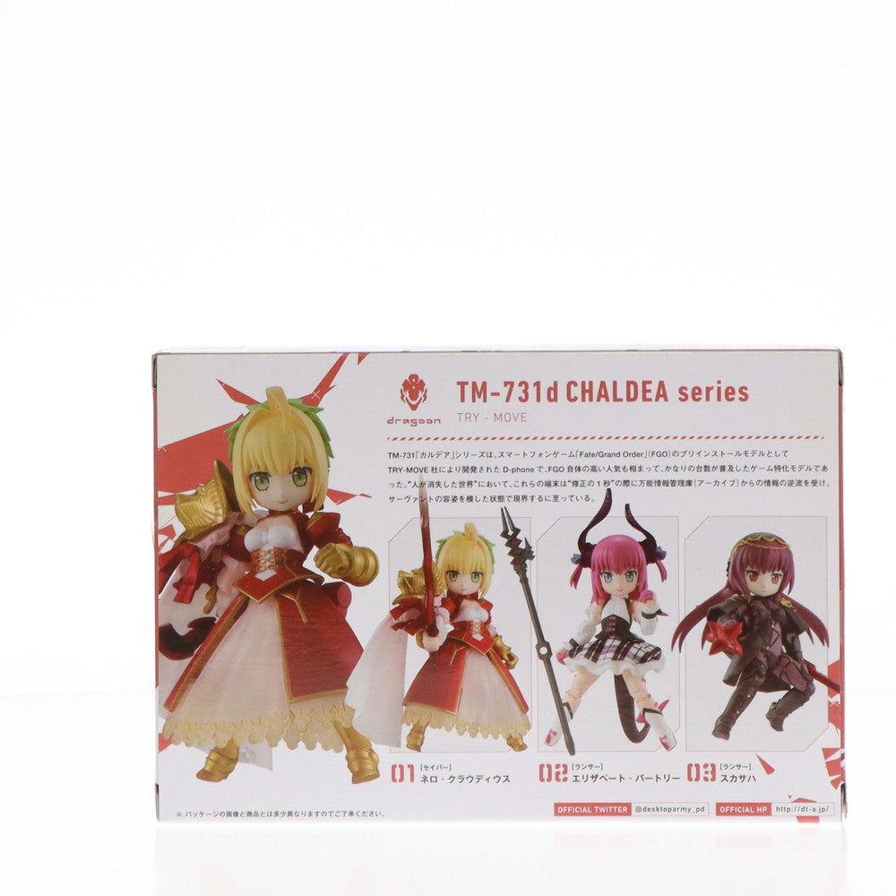 【中古即納】[FIG](単品)02.ランサー/エリザベート・バートリー デスクトップアーミー Fate/Grand Order(フェイト/グランドオーダー) 第2弾 可動フィギュア メガハウス(20190130)