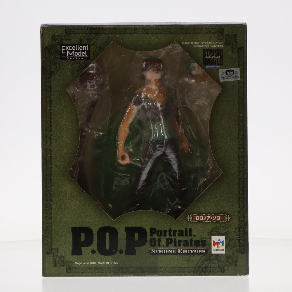 【中古即納】[FIG]Portrait.Of.Pirates P.O.P STRONG EDITION ロロノア・ゾロ ONE PIECE FILM STRONG WORLD(ワンピース フィルム ストロングワールド) 1/8 完成品 フィギュア メガハウス(20100227)