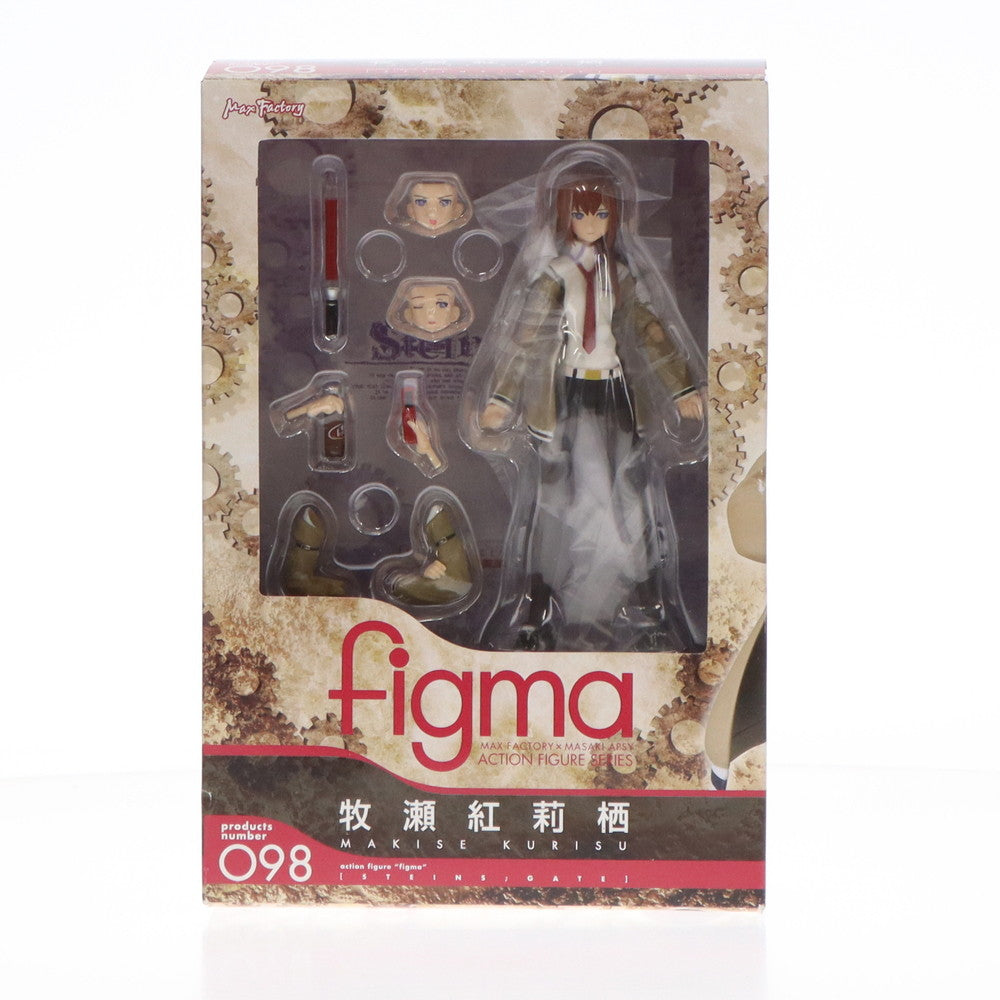 【中古即納】[FIG] figma(フィグマ) 098 牧瀬紅莉栖(まきせくりす) シュタインズ・ゲート 完成品 可動フィギュア マックスファクトリー(20110630)