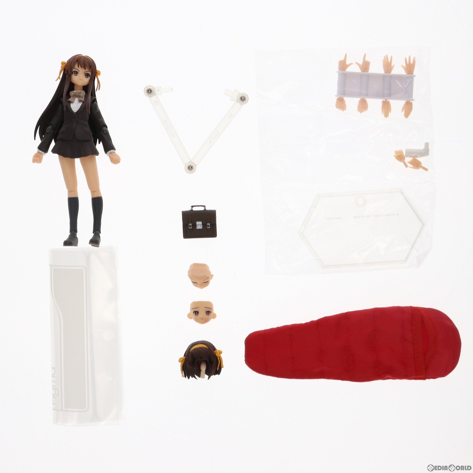 【中古即納】[FIG] figma(フィグマ) 077 涼宮ハルヒ 光陽園学院ver. 涼宮ハルヒの消失 完成品 可動フィギュア マックスファクトリー(20101229)