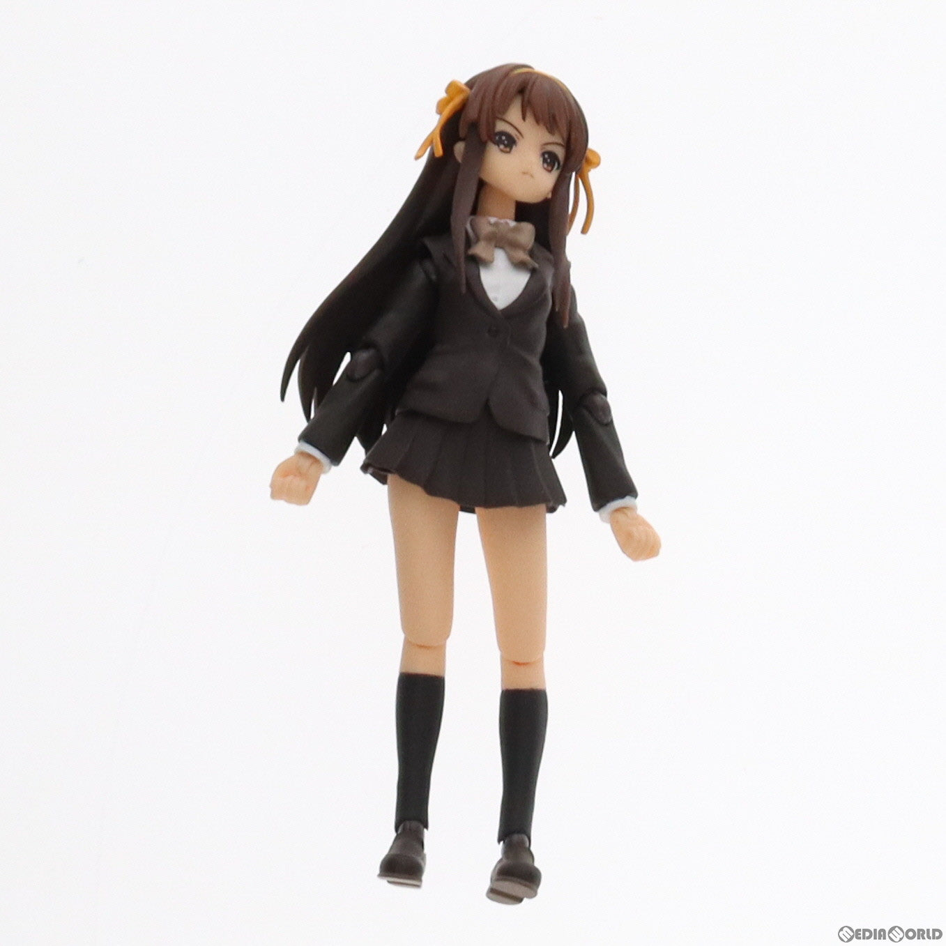 【中古即納】[FIG] figma(フィグマ) 077 涼宮ハルヒ 光陽園学院ver. 涼宮ハルヒの消失 完成品 可動フィギュア マックスファクトリー(20101229)