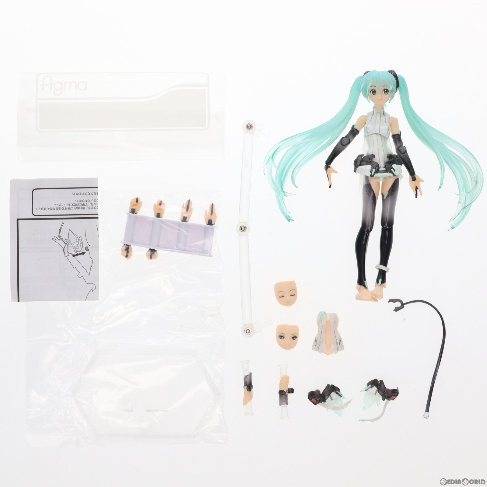 【中古即納】[FIG] figma(フィグマ) 100 初音ミク Append ver. 初音ミク・アペンド 完成品 可動フィギュア マックスファクトリー(20110906)
