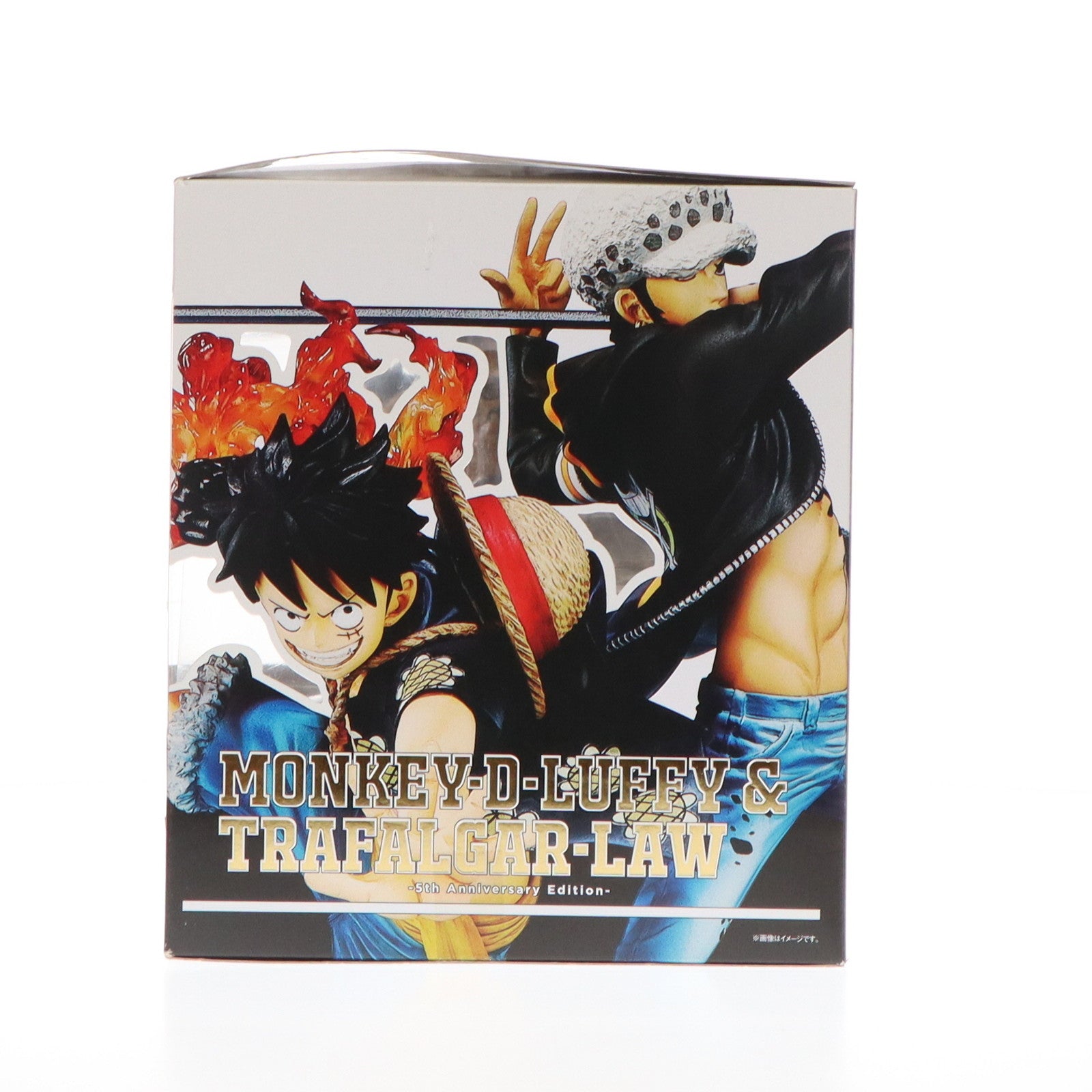 【中古即納】[FIG]フィギュアーツZERO モンキー・D・ルフィ&トラファルガー・ロー -5th Anniversary Edition- ONE PIECE(ワンピース) 完成品 フィギュア バンダイ(20151212)