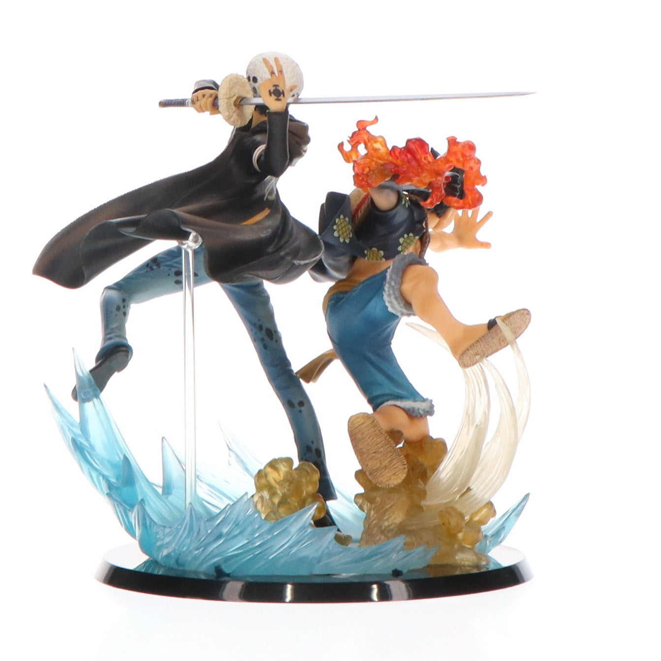 【中古即納】[FIG]フィギュアーツZERO モンキー・D・ルフィ&トラファルガー・ロー -5th Anniversary Edition- ONE PIECE(ワンピース) 完成品 フィギュア バンダイ(20151212)