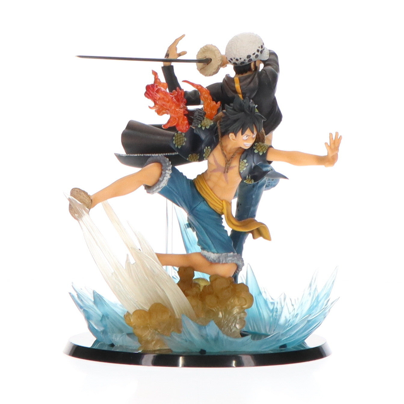 【中古即納】[FIG]フィギュアーツZERO モンキー・D・ルフィ&トラファルガー・ロー -5th Anniversary Edition- ONE PIECE(ワンピース) 完成品 フィギュア バンダイ(20151212)