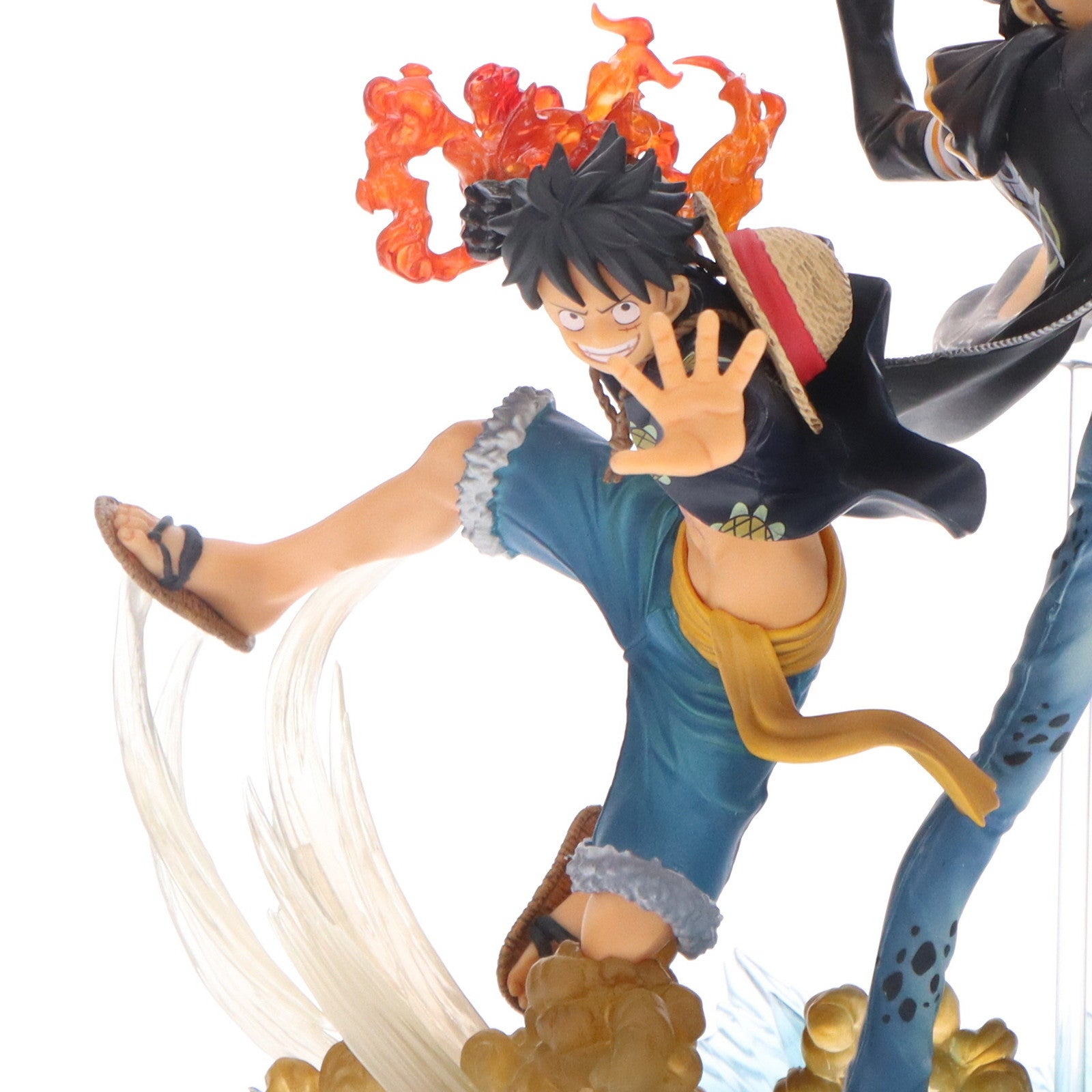 【中古即納】[FIG]フィギュアーツZERO モンキー・D・ルフィ&トラファルガー・ロー -5th Anniversary Edition- ONE PIECE(ワンピース) 完成品 フィギュア バンダイ(20151212)