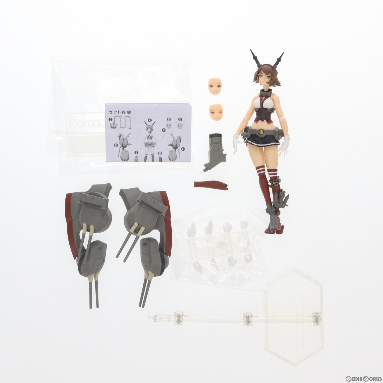 【中古即納】[FIG] figma(フィグマ) 242 陸奥(むつ) 艦隊これくしょん -艦これ- 完成品 可動フィギュア マックスファクトリー(20150530)