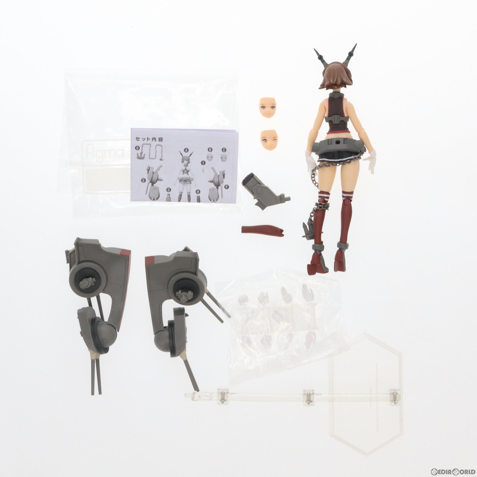 【中古即納】[FIG] figma(フィグマ) 242 陸奥(むつ) 艦隊これくしょん -艦これ- 完成品 可動フィギュア マックスファクトリー(20150530)