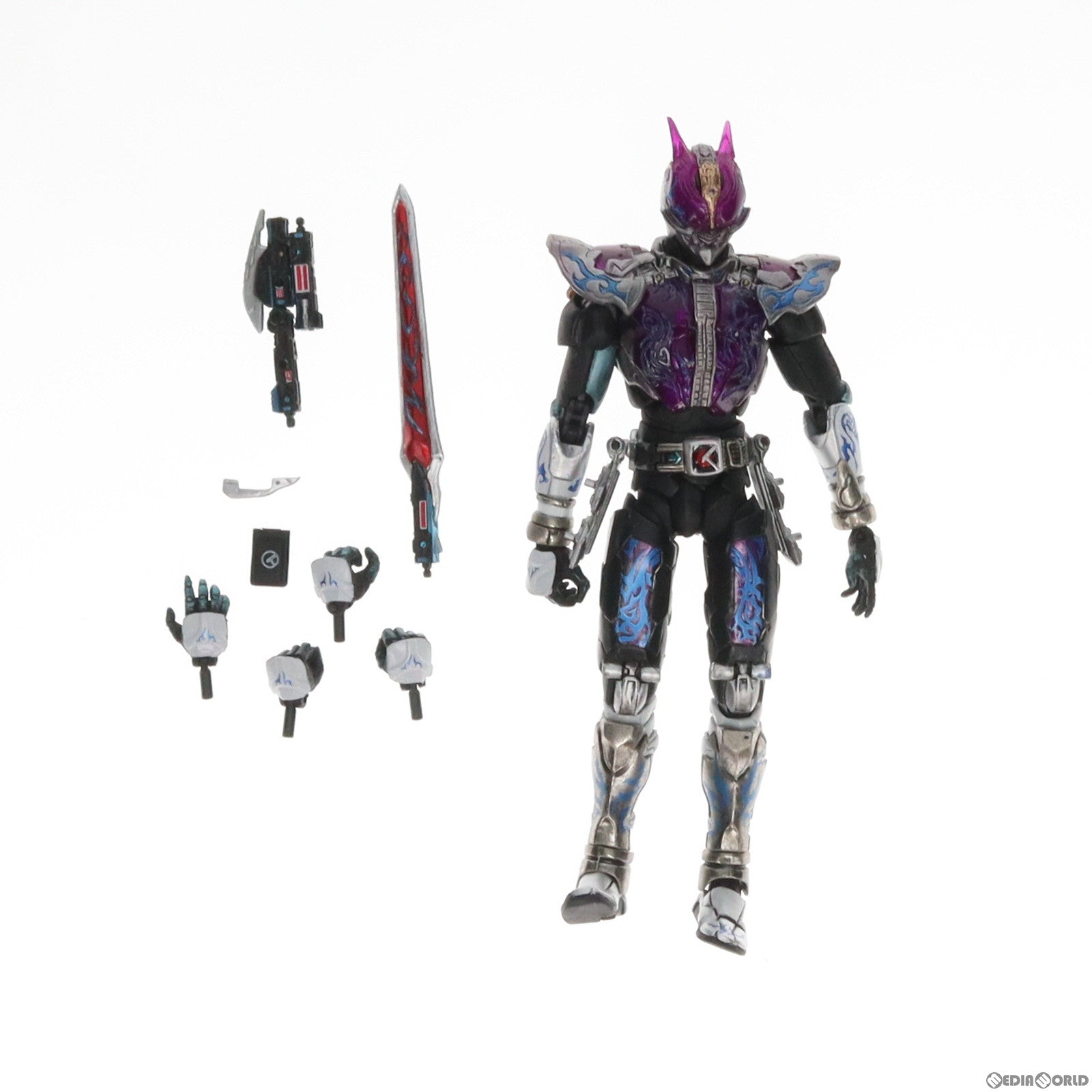 【中古即納】[FIG] 魂ウェブ商店限定 S.I.C. 仮面ライダーネガ電王 劇場版 仮面ライダー電王 キバ クライマックス刑事 完成品 可動フィギュア バンダイ(20090630)