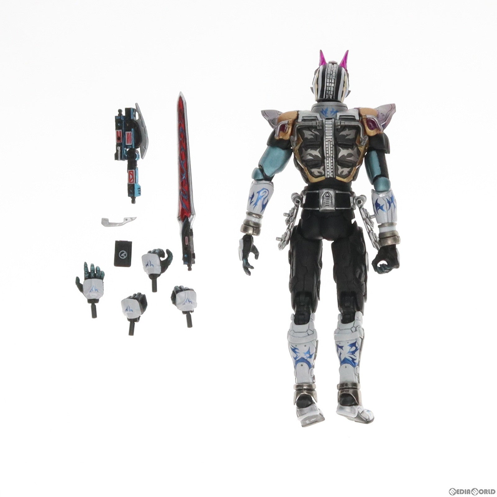【中古即納】[FIG] 魂ウェブ商店限定 S.I.C. 仮面ライダーネガ電王 劇場版 仮面ライダー電王 キバ クライマックス刑事 完成品 可動フィギュア バンダイ(20090630)
