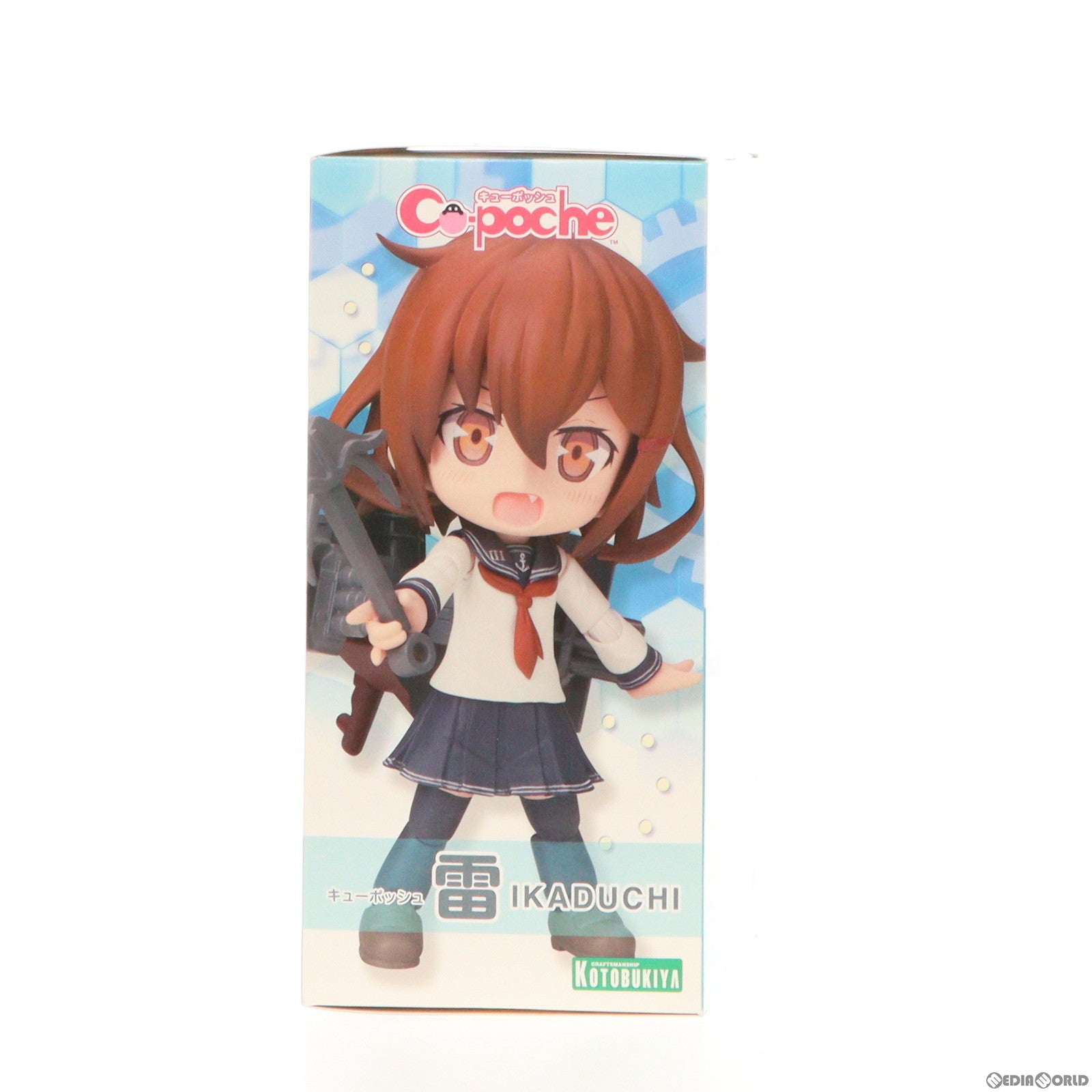 【中古即納】[FIG]キューポッシュ 雷(いかずち) 艦隊これくしょん -艦これ- 完成品 可動フィギュア(AD022) コトブキヤ(20150617)