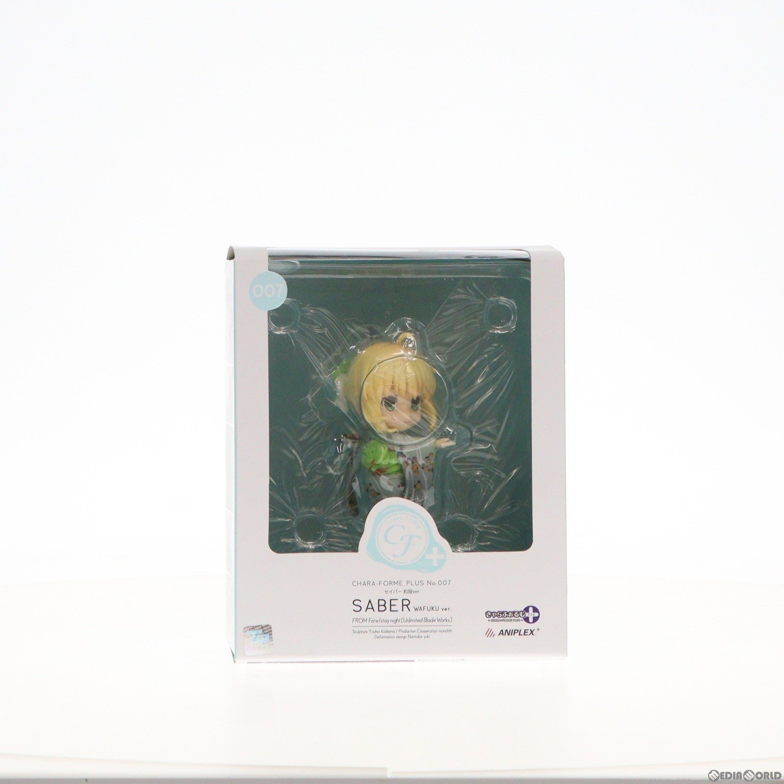 【中古即納】[FIG]ANIPLEX+限定 きゃらふぉるむ+ セイバー 和服ver. Fate/stay night [Unlimited Blade Works] 完成品 フィギュア(MD16-0274001) アニプレックス(20170430)