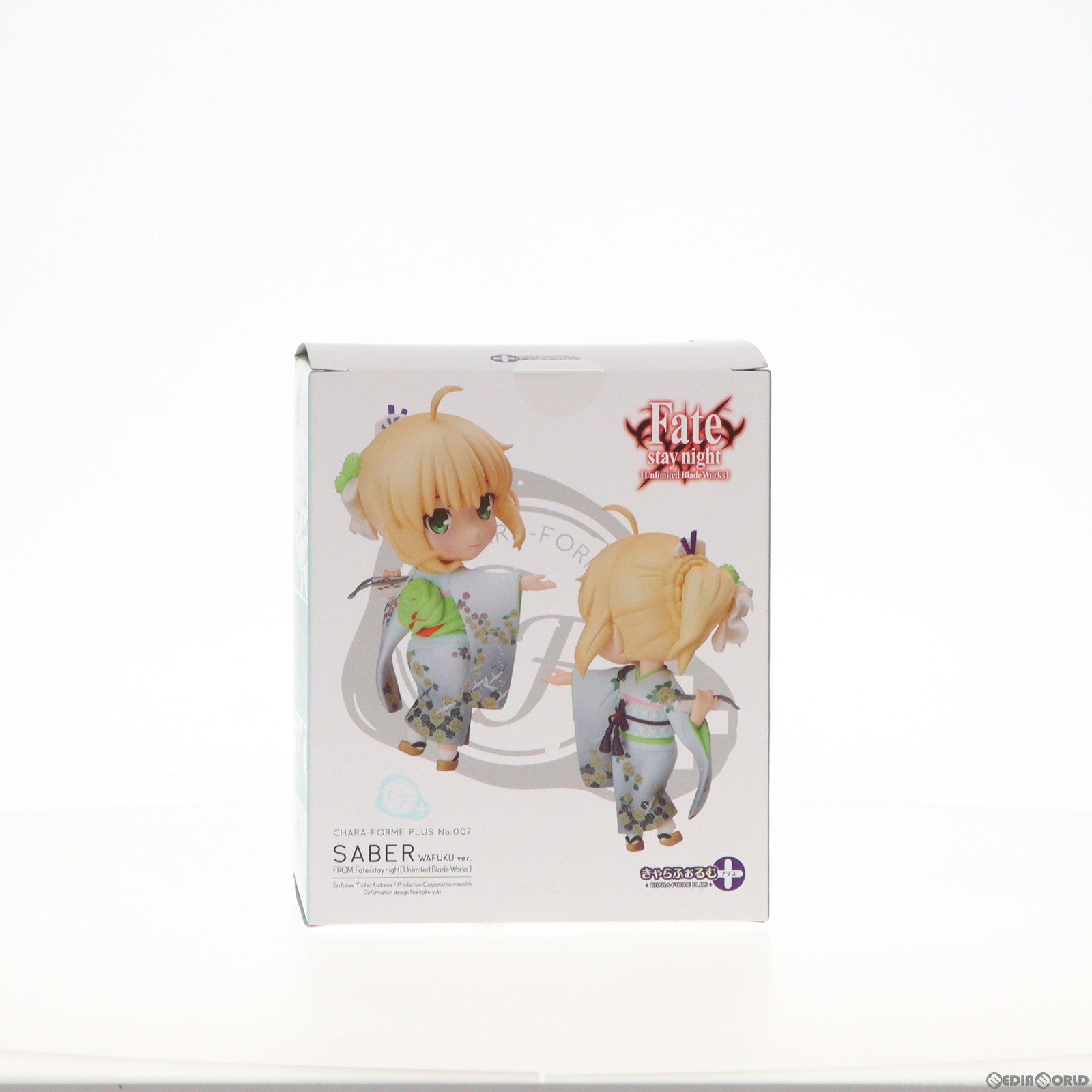 【中古即納】[FIG]ANIPLEX+限定 きゃらふぉるむ+ セイバー 和服ver. Fate/stay night [Unlimited Blade Works] 完成品 フィギュア(MD16-0274001) アニプレックス(20170430)