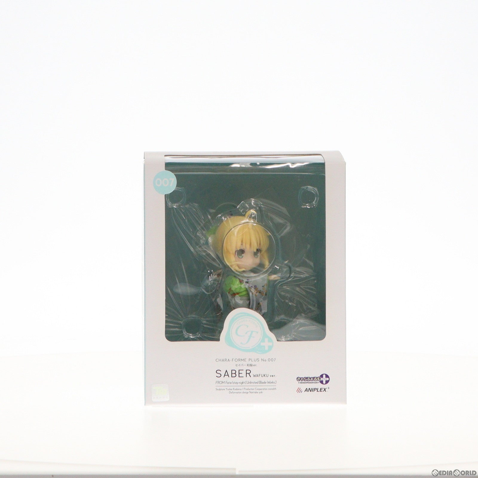 【中古即納】[FIG]ANIPLEX+限定 きゃらふぉるむ+ セイバー 和服ver. Fate/stay night [Unlimited Blade Works] 完成品 フィギュア(MD16-0274001) アニプレックス(20170430)