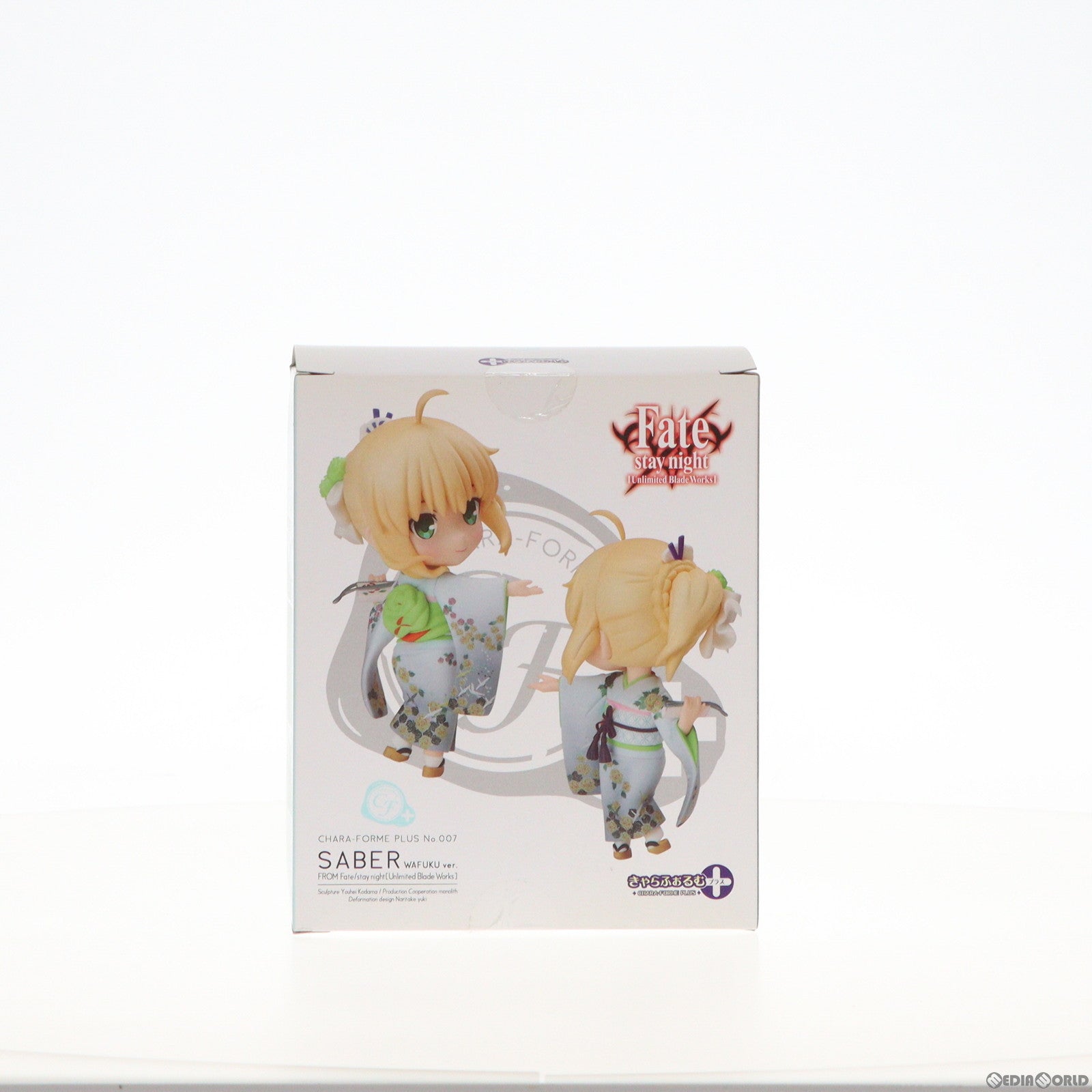 【中古即納】[FIG]ANIPLEX+限定 きゃらふぉるむ+ セイバー 和服ver. Fate/stay night [Unlimited Blade Works] 完成品 フィギュア(MD16-0274001) アニプレックス(20170430)