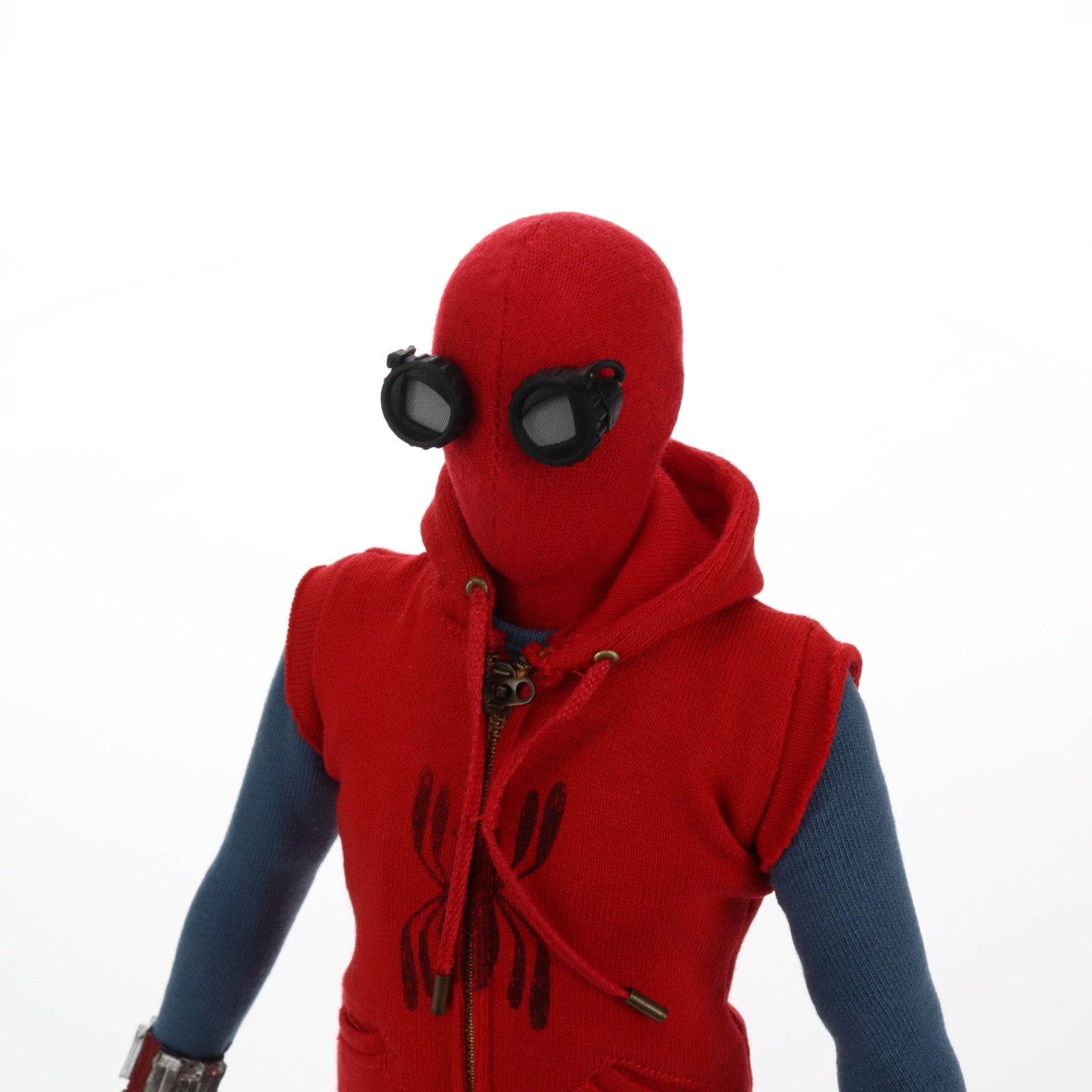 【中古即納】[FIG] ムービー・マスターピース スパイダーマン(ホームメイド・スーツ版) スパイダーマン:ホームカミング 1/6 完成品 可動フィギュア(MM#414) ホットトイズ(20180127)