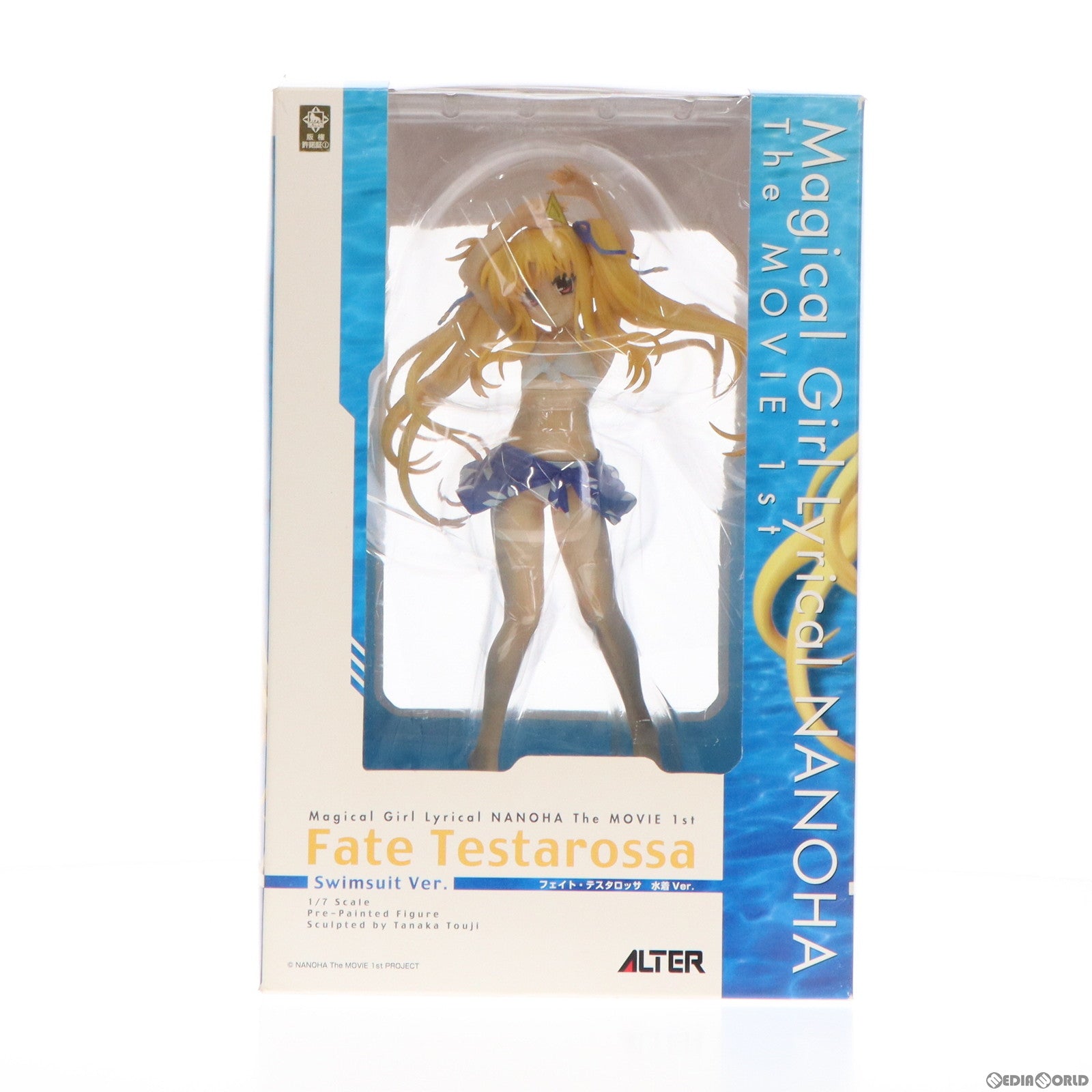 【中古即納】[FIG]フェイト・テスタロッサ 水着Ver. 魔法少女リリカルなのは The MOVIE 1st 1/7 完成品 フィギュア アルター(20111231)