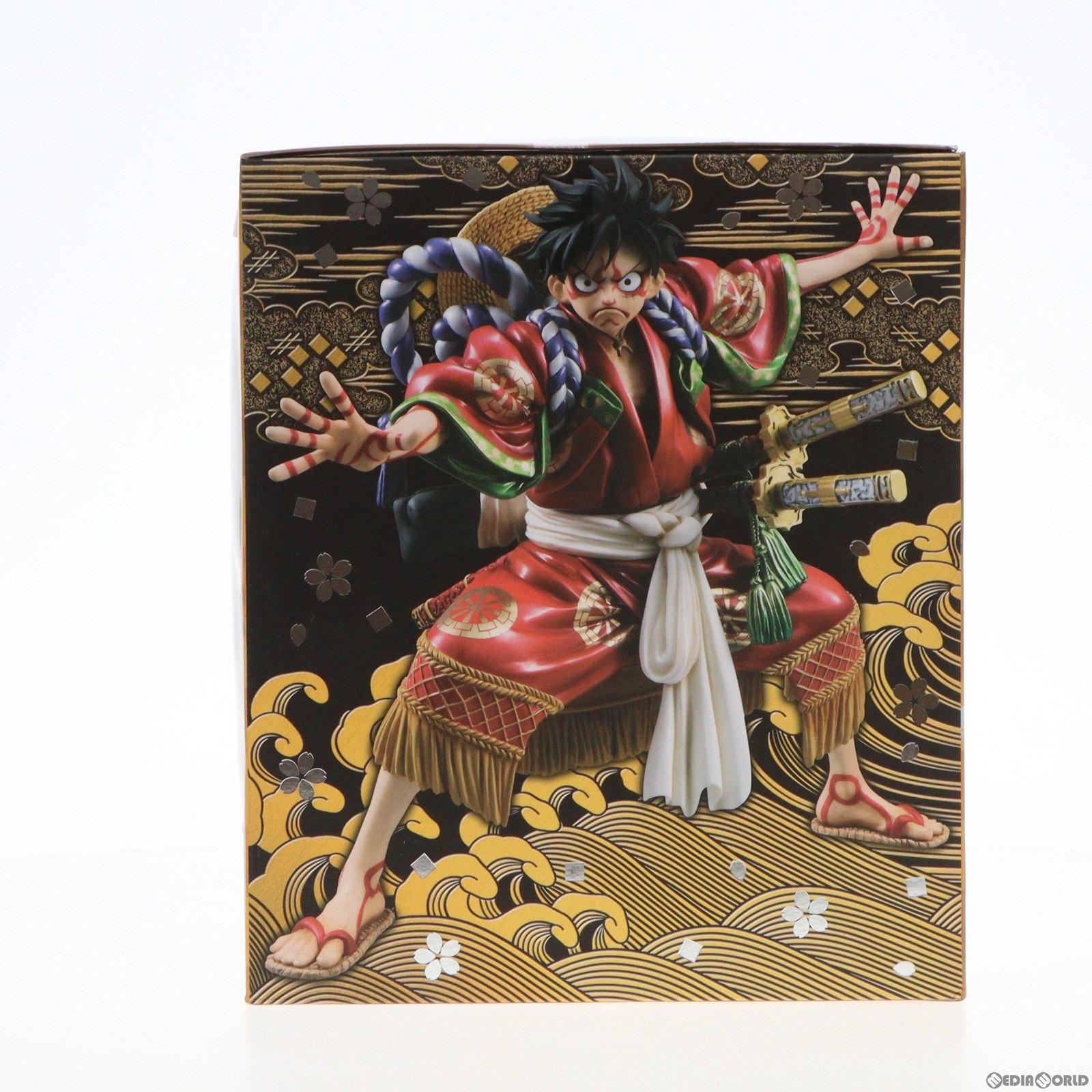 【中古即納】[FIG]Portrait.Of.Pirates P.O.P ワンピース 『KABUKI EDITION』 モンキー・D・ルフィ ONE PIECE(ワンピース) 1/8 完成品 フィギュア オンラインショップ限定 メガハウス(20160731)