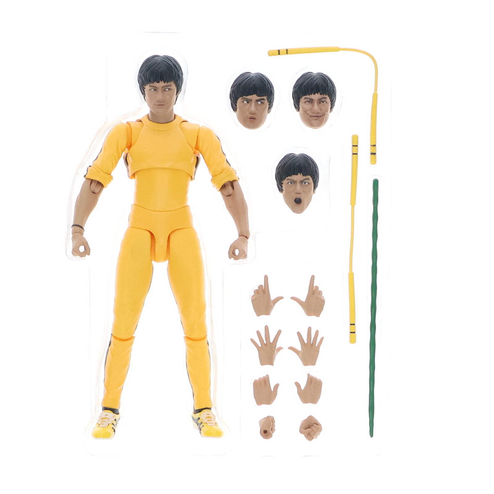 【中古即納】[FIG]S.H.Figuarts(フィギュアーツ) ブルース・リー(Yellow Track Suit) 死亡遊戯 完成品  可動フィギュア バンダイ(20170121)