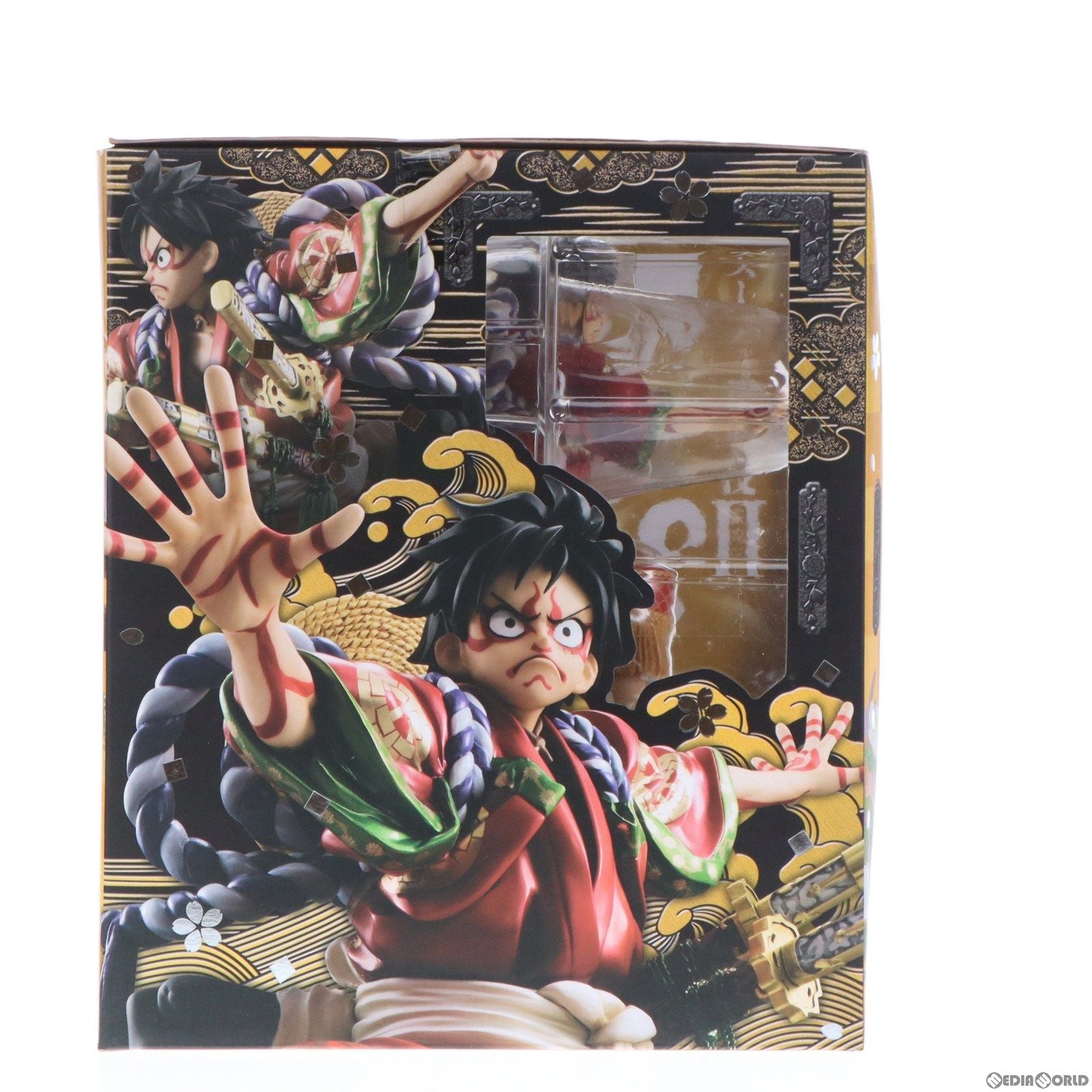 【中古即納】[FIG]Portrait.Of.Pirates P.O.P ワンピース 『KABUKI EDITION』 モンキー・D・ルフィ ONE PIECE(ワンピース) 1/8 完成品 フィギュア オンラインショップ限定 メガハウス(20160731)