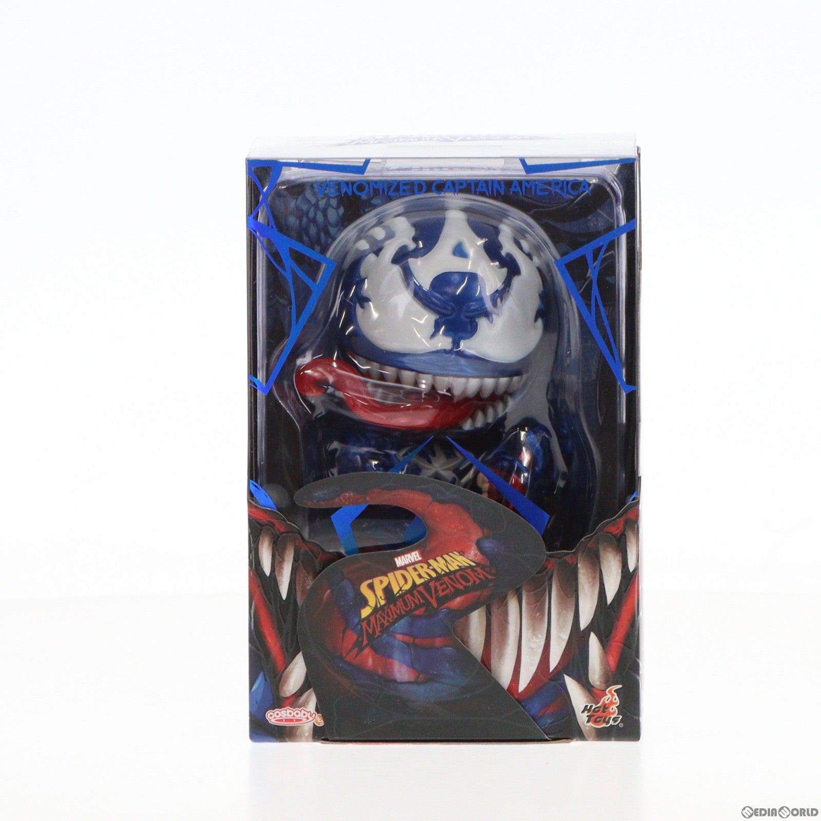 【中古即納】[FIG] コスベイビー Sサイズ キャプテン・アメリカ(ヴェノム版) スパイダーマン:マキシマム・ヴェノム 完成品 フィギュア(COS#765) ホットトイズ(20201130)