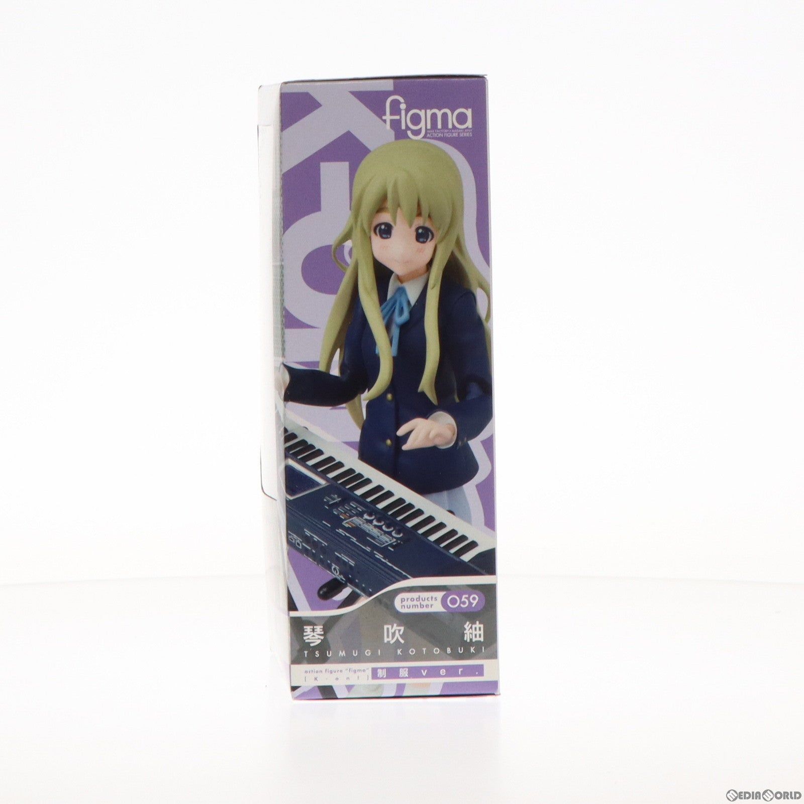 【中古即納】[FIG] (2次出荷) figma(フィグマ) 059 琴吹紬(ことぶきつむぎ) 制服ver. けいおん! 完成品 可動フィギュア マックスファクトリー(20100728)