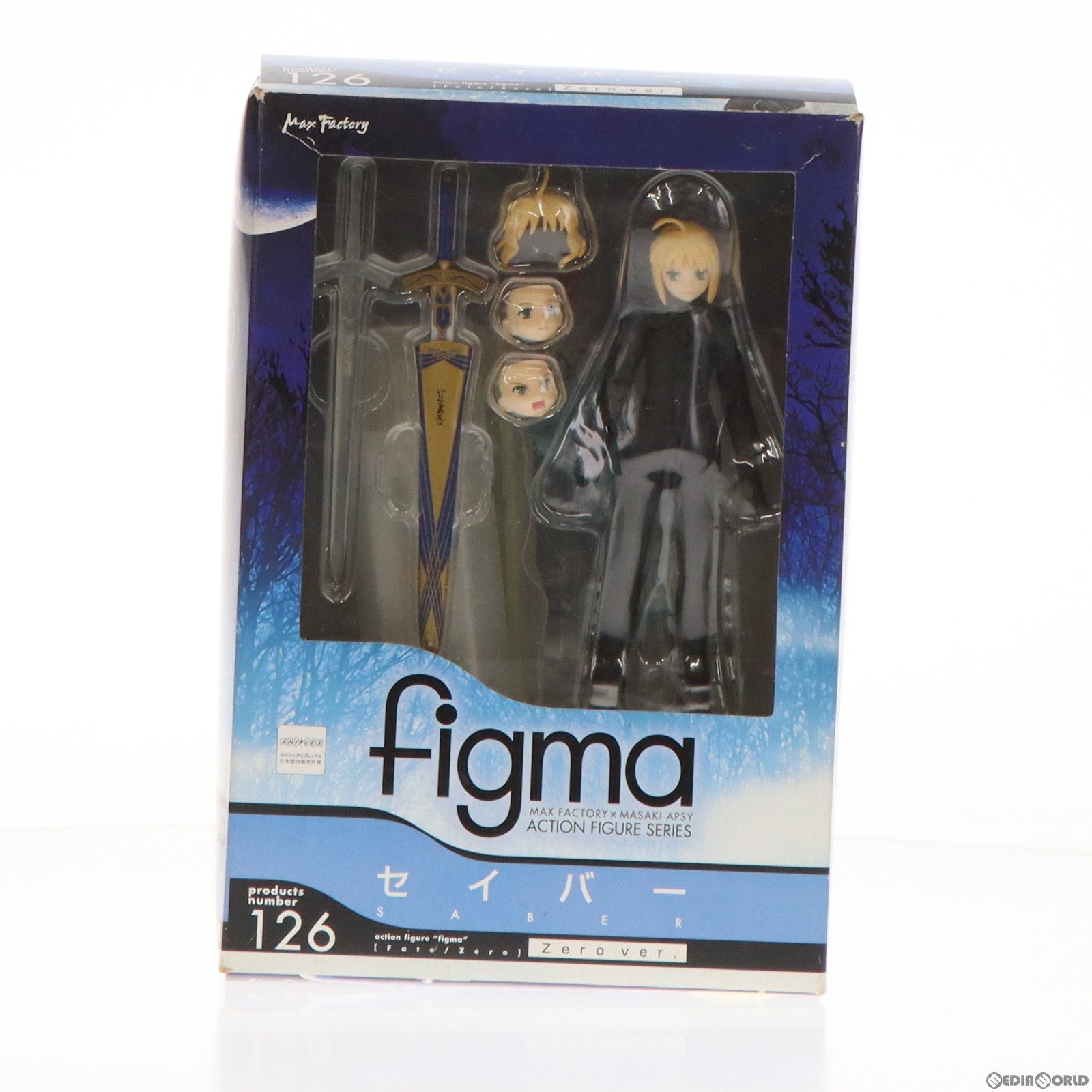 【中古即納】[FIG]figma(フィグマ) 126 セイバー Zero ver. Fate/Zero(フェイト/ゼロ) 完成品 可動フィギュア マックスファクトリー(20121024)