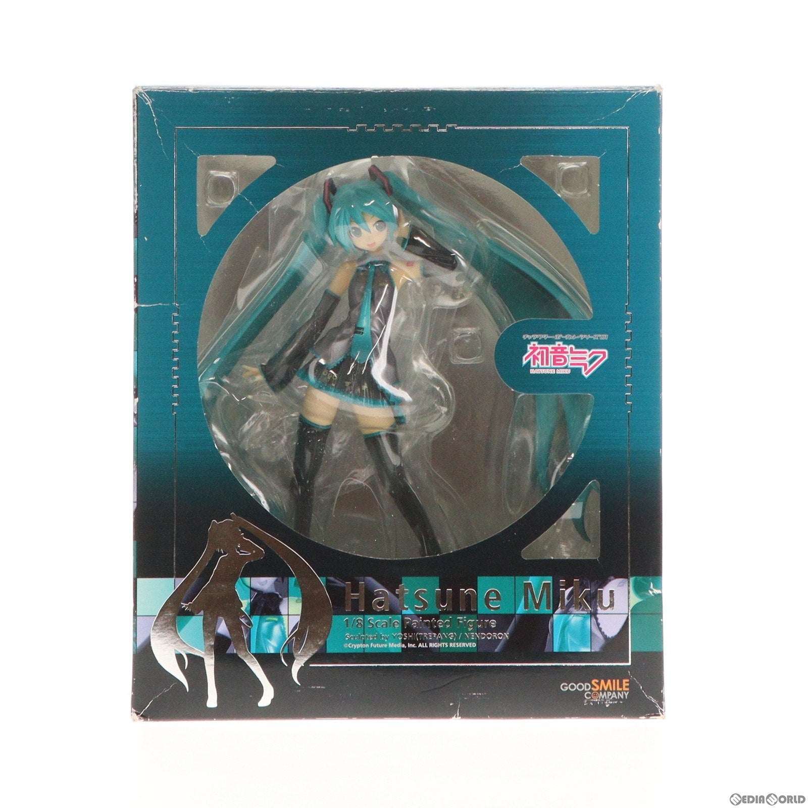 【中古即納】[FIG] 初音ミク キャラクター・ボーカル・シリーズ01 1/8 完成品 フィギュア グッドスマイルカンパニー(20080930)