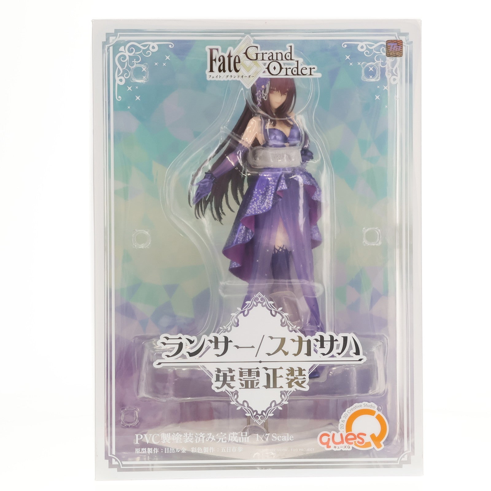 【中古即納】[FIG]ランサー/スカサハ 英霊正装 Fate/Grand Order(フェイト/グランドオーダー) 1/7 完成品 フィギュア キューズQ(20220123)