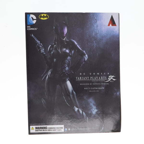 中古即納】[FIG]DC Comics VARIANT PLAY ARTS改(ヴァリアントプレイアーツ改) DESIGNED BY TETSUYA  NOMURA キャットウーマン DCコミックス 完成品 可動フィギュア スクウェア・エニックス