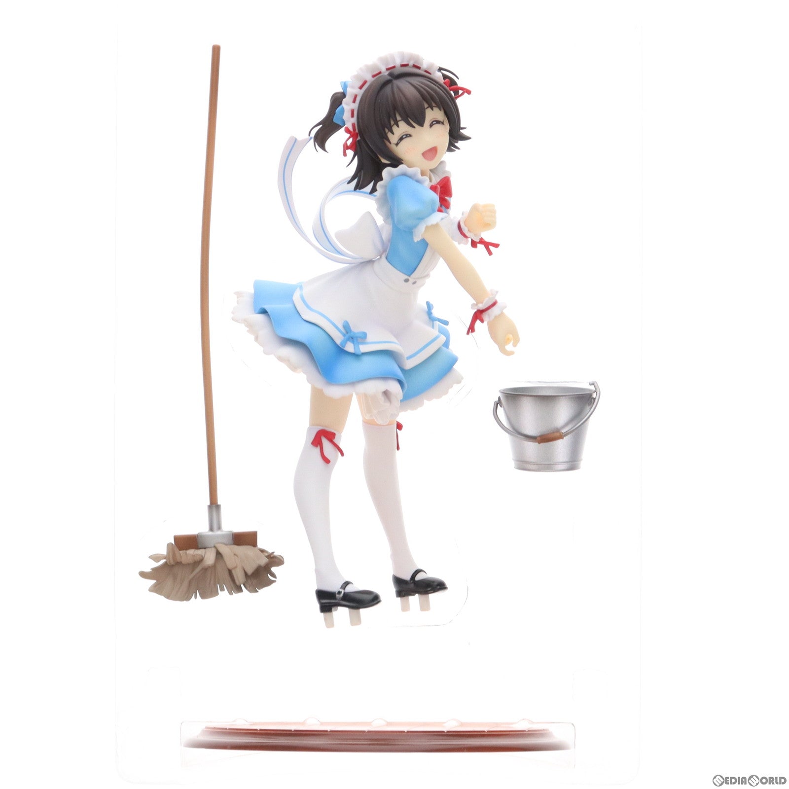 【中古即納】[FIG]PLUM直販限定特典付属 赤城みりあ[おりこうメイドさん] アイドルマスター シンデレラガールズ 1/7 完成品  フィギュア(PF124) PLUM(プラム)(20191231)