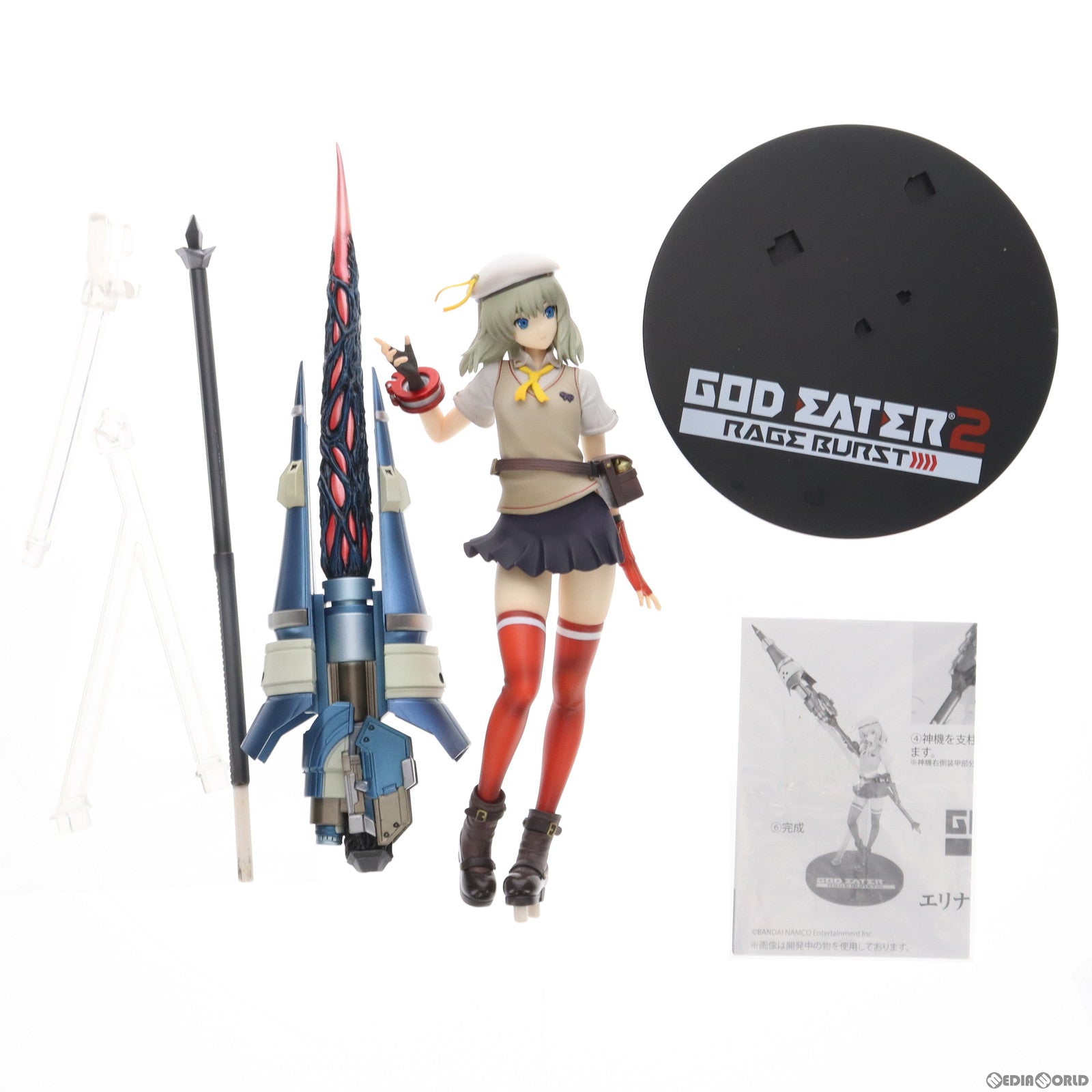 【中古即納】[FIG]エリナ・デア=フォーゲルヴァイデ GOD EATER 2 RAGE BURST(ゴッドイーター2 レイジバースト) 1/7 完成品 フィギュア(PF041) PLUM(プラム)(20150731)