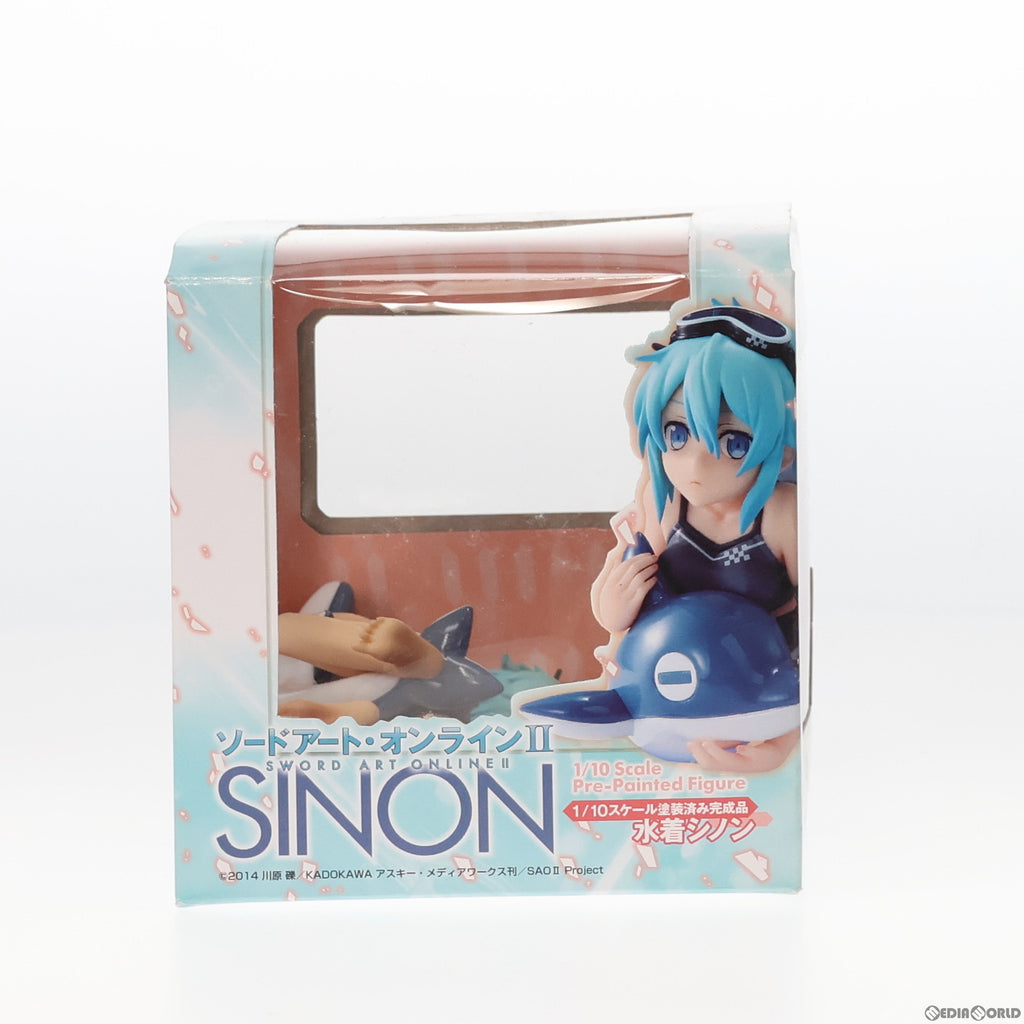 【中古即納】[FIG](再販)水着シノン ソードアート・オンラインII(SAO2) 1/10 完成品 フィギュア  キャラアニ(トイズワークス)(20180324)