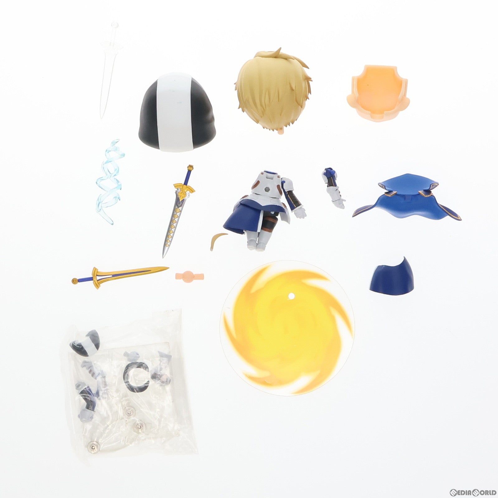 【中古即納】[FIG] ねんどろいど 842-DX セイバー/アーサー・ペンドラゴン[プロトタイプ] 霊基再臨 Ver. Fate/Grand Order(フェイト/グランドオーダー) 完成品 可動フィギュア オランジュ・ルージュ(20180531)