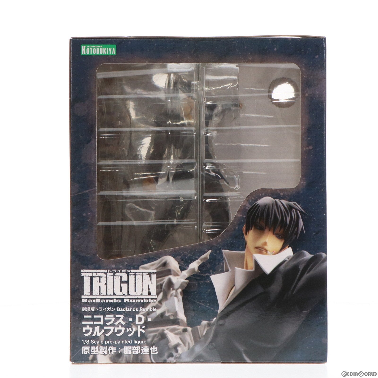 【中古即納】[FIG]ARTFX J ニコラス・D・ウルフウッド 劇場版 TRIGUN(トライガン) Badlands Rumble 1/8 完成品  フィギュア(PP413) コトブキヤ(20130630)