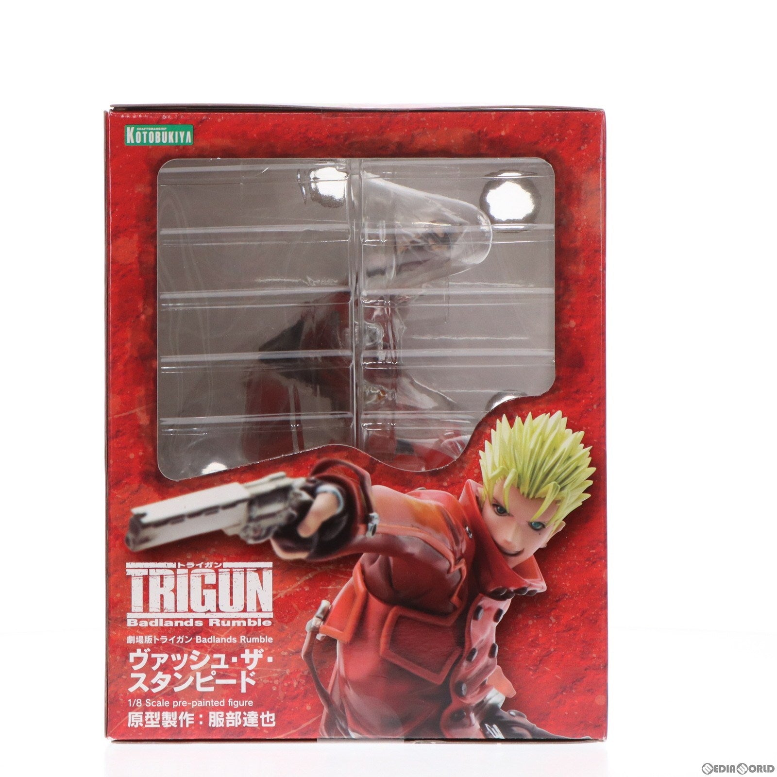 【中古即納】[FIG]ARTFX J ヴァッシュ・ザ・スタンピード 劇場版 TRIGUN(トライガン) Badlands Rumble 1/8 完成品 フィギュア(PP412) コトブキヤ(20151018)