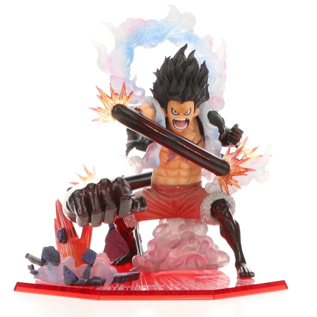 中古即納】[FIG]フィギュアーツZERO モンキー・D・ルフィ ギア4 -スネイクマン・王蛇- ONE PIECE(ワンピース) 完成品 フィギュア  バンダイスピリッツ