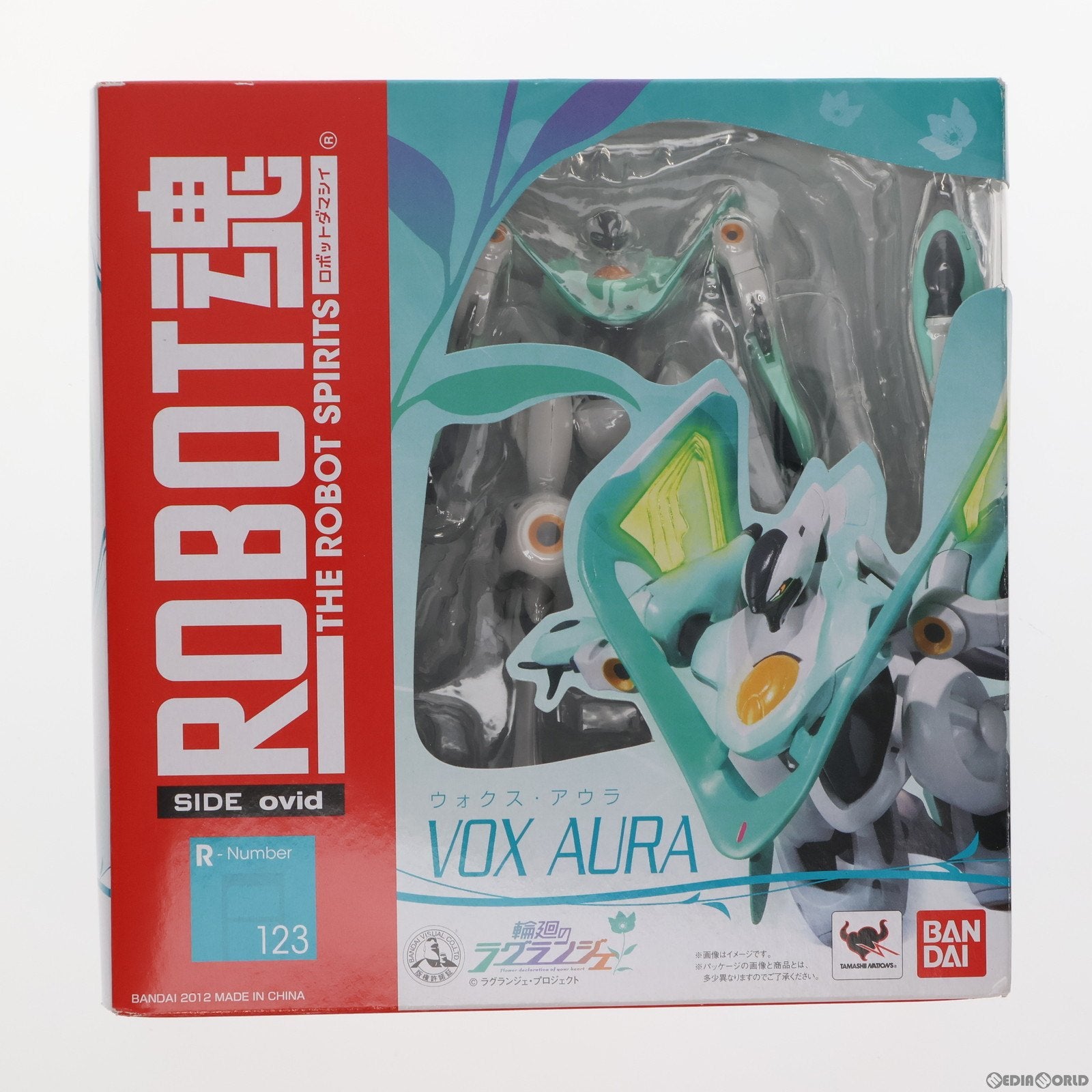 【中古即納】[FIG] ROBOT魂(SIDE ovid) ウォクス・アウラ 輪廻のラグランジェ 完成品 可動フィギュア バンダイ(20120825)