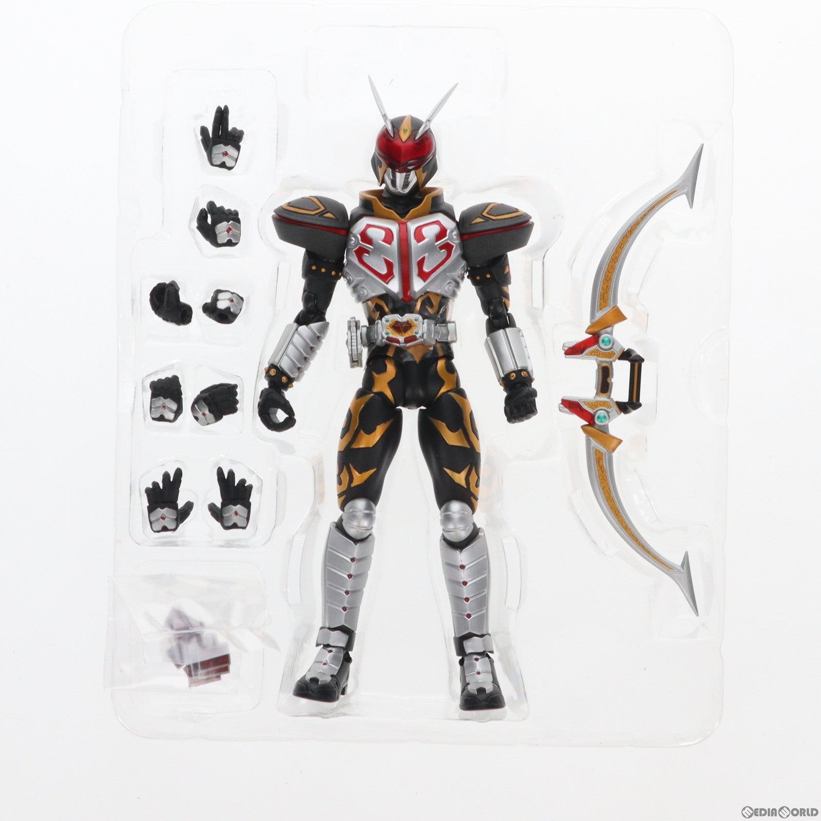 【中古即納】[FIG] S.H.Figuarts(フィギュアーツ) 仮面ライダーカリス 仮面ライダー剣(ブレイド) 完成品 可動フィギュア バンダイ(20140614)
