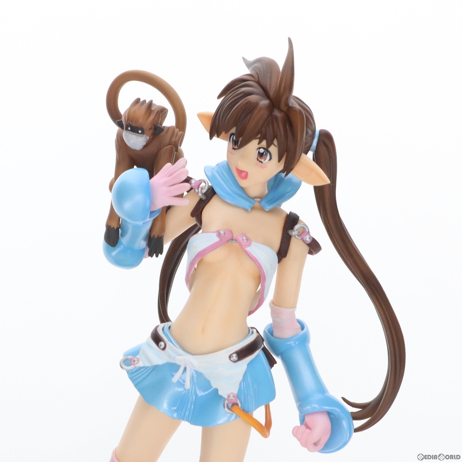 【中古即納】[FIG] 森の番人 ノワ 〜パステルブルーVer.〜 クイーンズブレイド 1/7 完成品 フィギュア グリフォンエンタープライズ(20100802)
