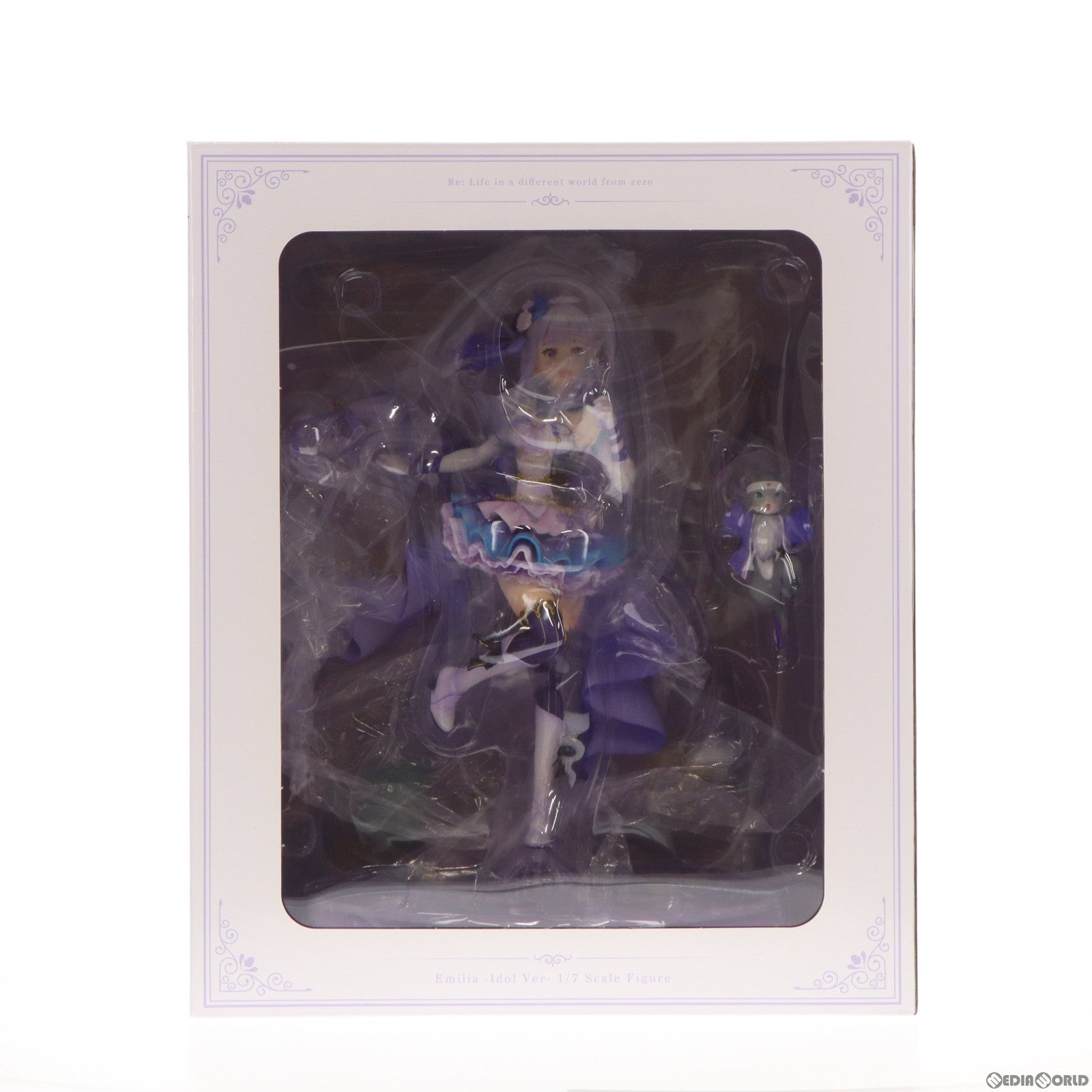 【中古即納】[FIG] エミリア アイドルVer. SHIBUYA SCRAMBLE FIGURE Re:ゼロから始める異世界生活 1/7 完成品 フィギュア アベマショッピング eStream Store限定 eStream/アルファサテライト(20210531)