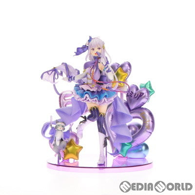 【中古即納】[FIG] エミリア アイドルVer. SHIBUYA SCRAMBLE FIGURE Re:ゼロから始める異世界生活 1/7 完成品 フィギュア アベマショッピング eStream Store限定 eStream/アルファサテライト(20210531)