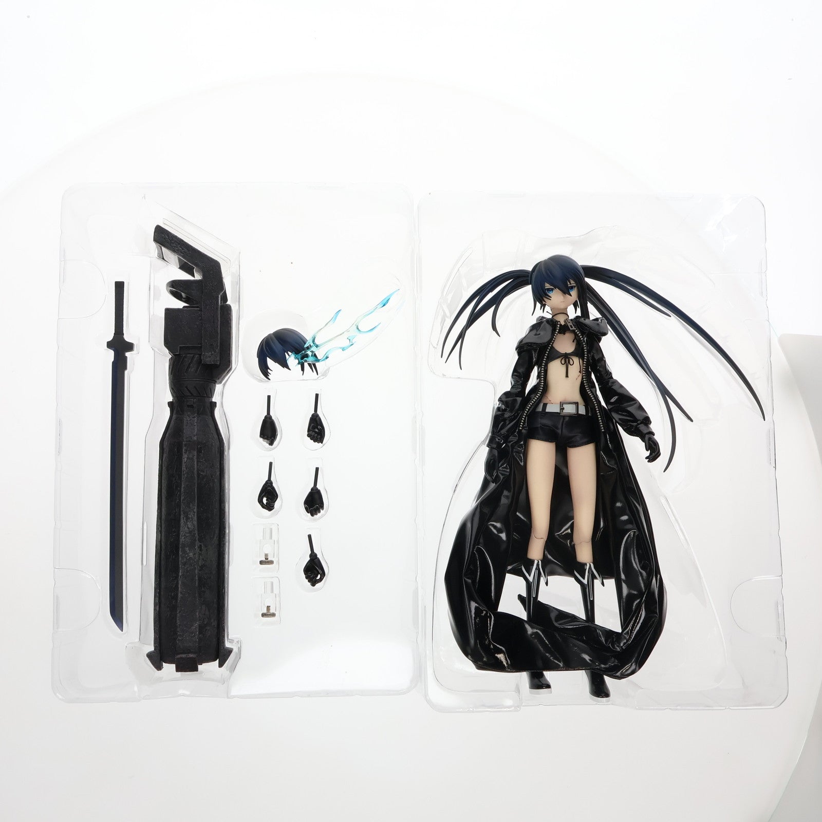 中古即納】[FIG]リアルアクションヒーローズ No.550 RAH ブラック☆ロックシューター 完成品 フィギュア メディコム・トイ