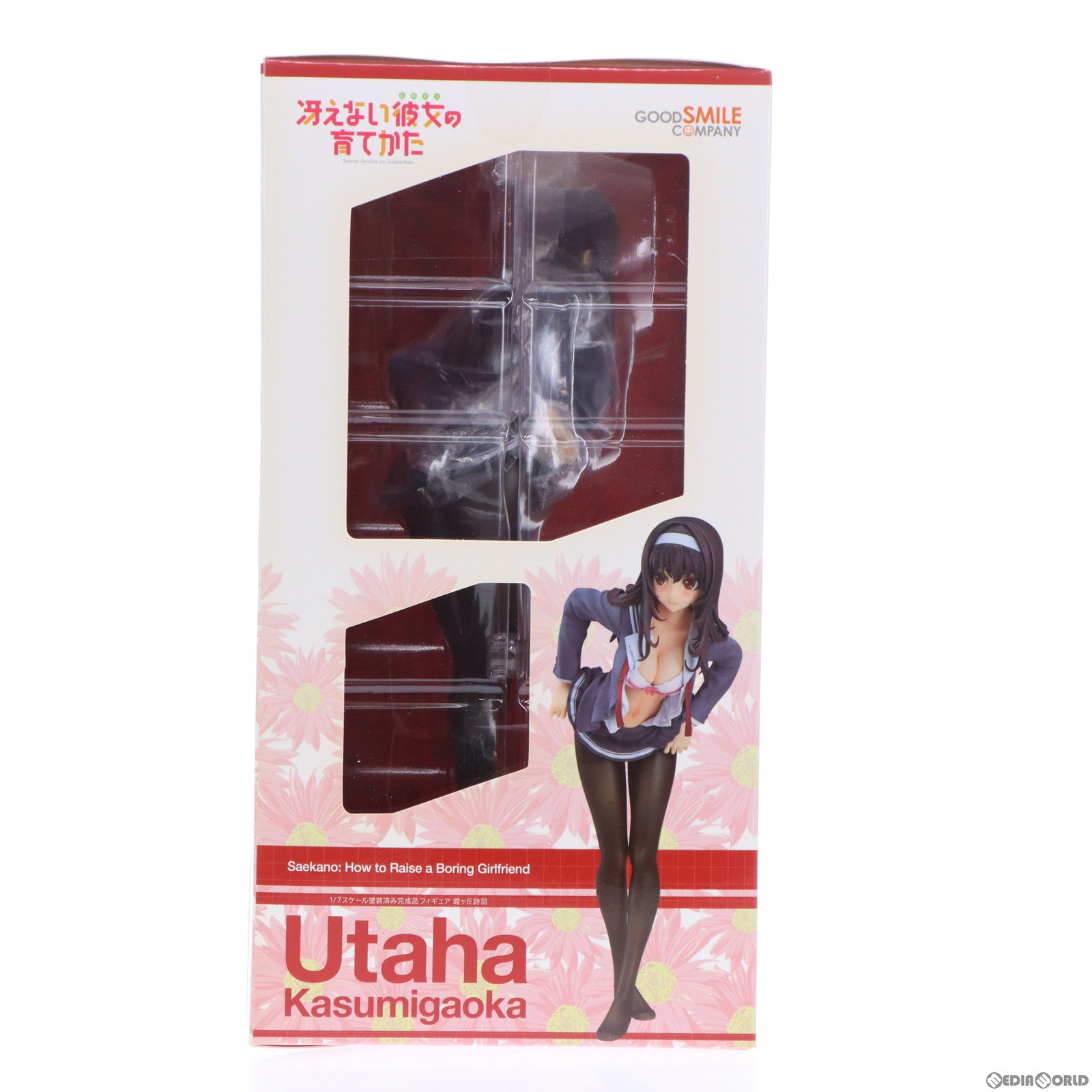 【中古即納】[FIG] ポストカード付属 霞ヶ丘詩羽(かすみがおかうたは) 冴えない彼女の育てかた 1/7 完成品 フィギュア グッドスマイルカンパニー(20151121)