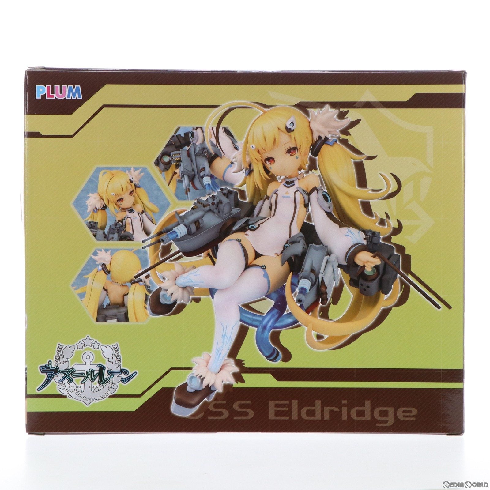 中古即納】[FIG](再販)PLUM直販限定特典付属 エルドリッジ アズールレーン 1/7 完成品 フィギュア(PF118) PLUM(プラム)