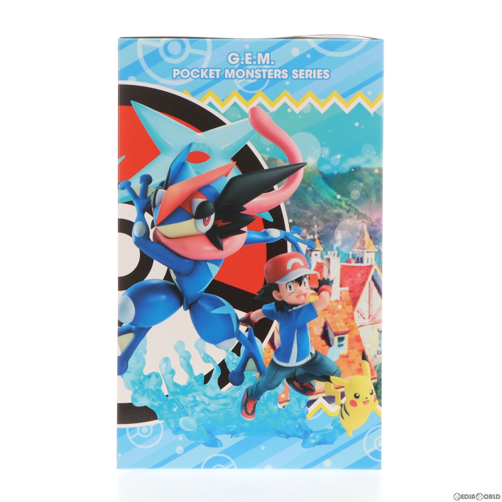 中古即納】[FIG]G.E.M.シリーズ サトシ&ピカチュウ&サトシゲッコウガ ポケットモンスター 完成品 フィギュア メガハウス