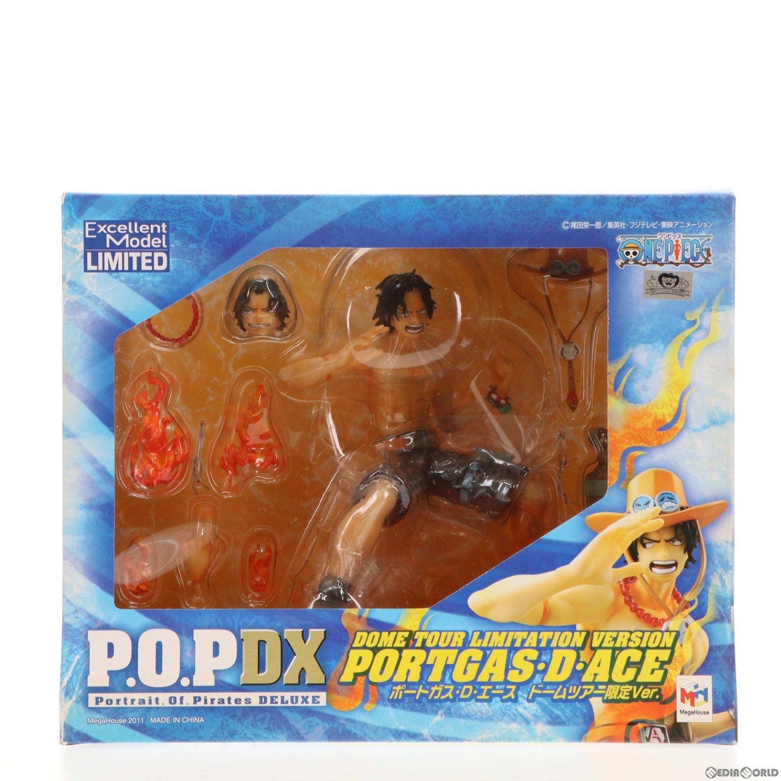 【中古即納】[FIG] Portrait.Of.Pirates P.O.P NEO-DX ポートガス・D・エース ドームツアー限定ver. ONE PIECE(ワンピース) 完成品 フィギュア メガハウス(20110930)