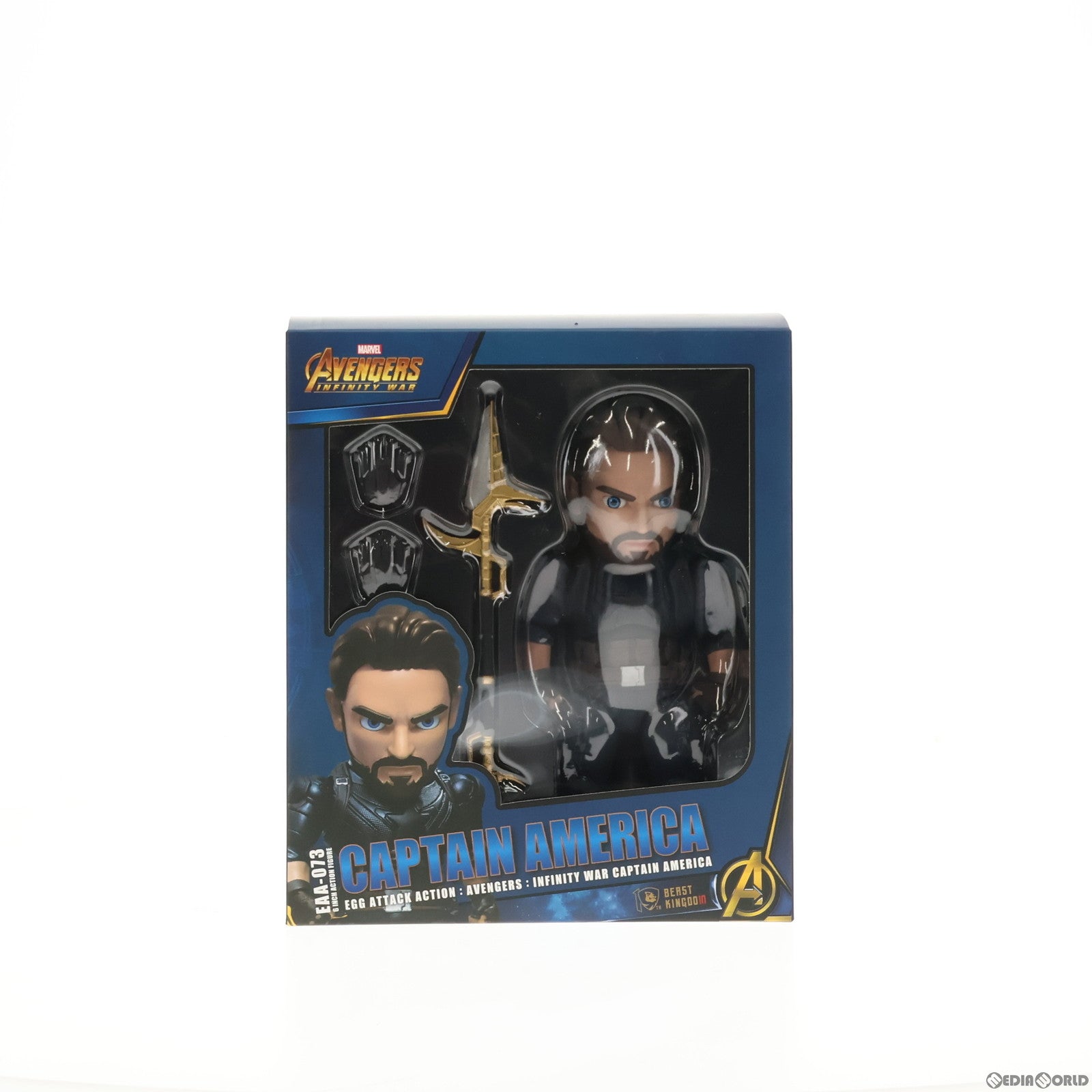 【中古即納】[FIG] Egg Attack Action(エッグアタック・アクション) #051 キャプテン・アメリカ アベンジャーズ/インフィニティ・ウォー 完成品 アクションフィギュア(EAA-073) Beast Kingdom(ビーストキングダム) /ホットトイズ(20191031)