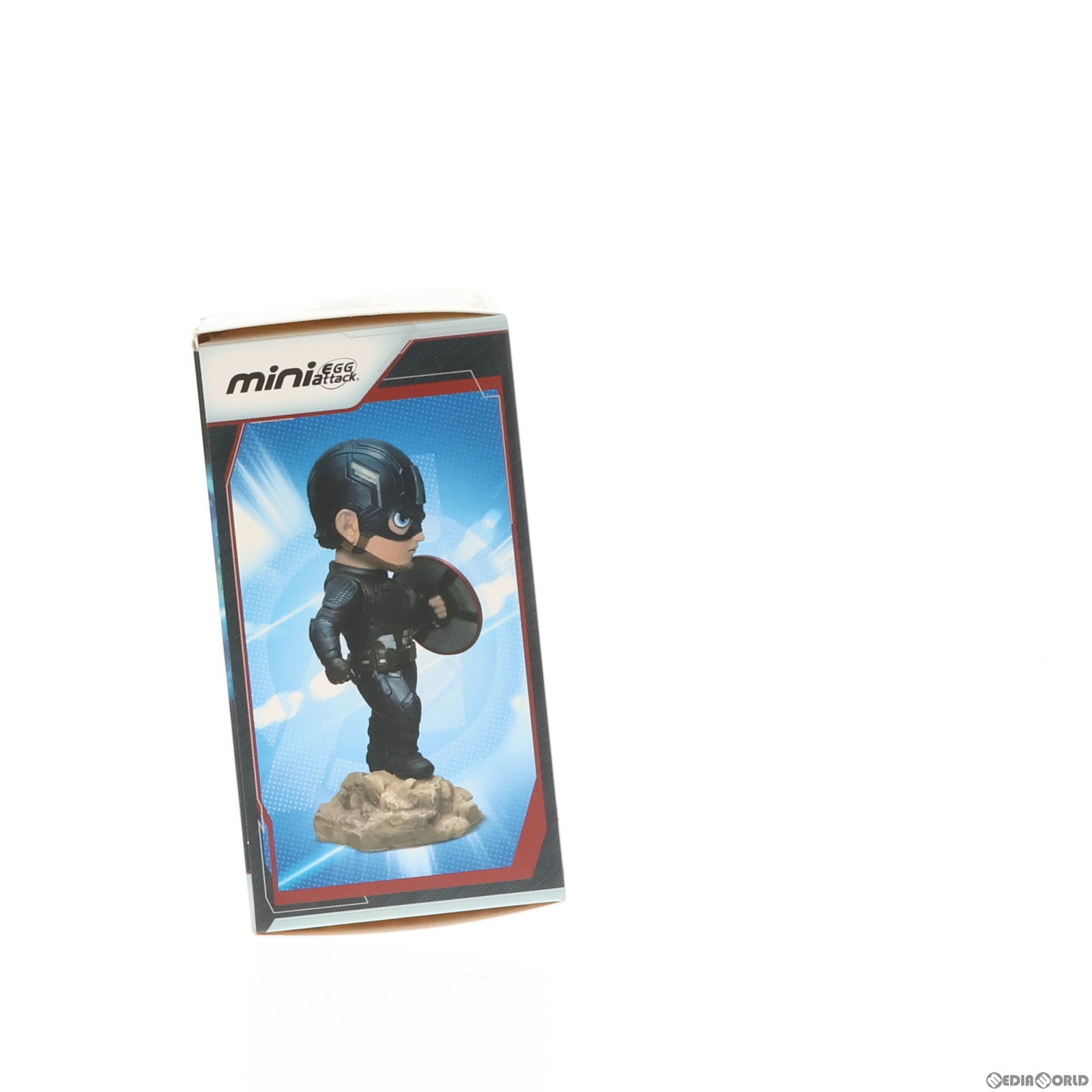 【中古即納】[FIG] Mini Egg Attack(ミニ・エッグアタック) キャプテン・アメリカ ミニスタチュー アベンジャーズ/エンドゲーム シリーズ1 完成品 フィギュア(MEA-011) Beast Kingdom(ビーストキングダム) /ホットトイズ(20190930)